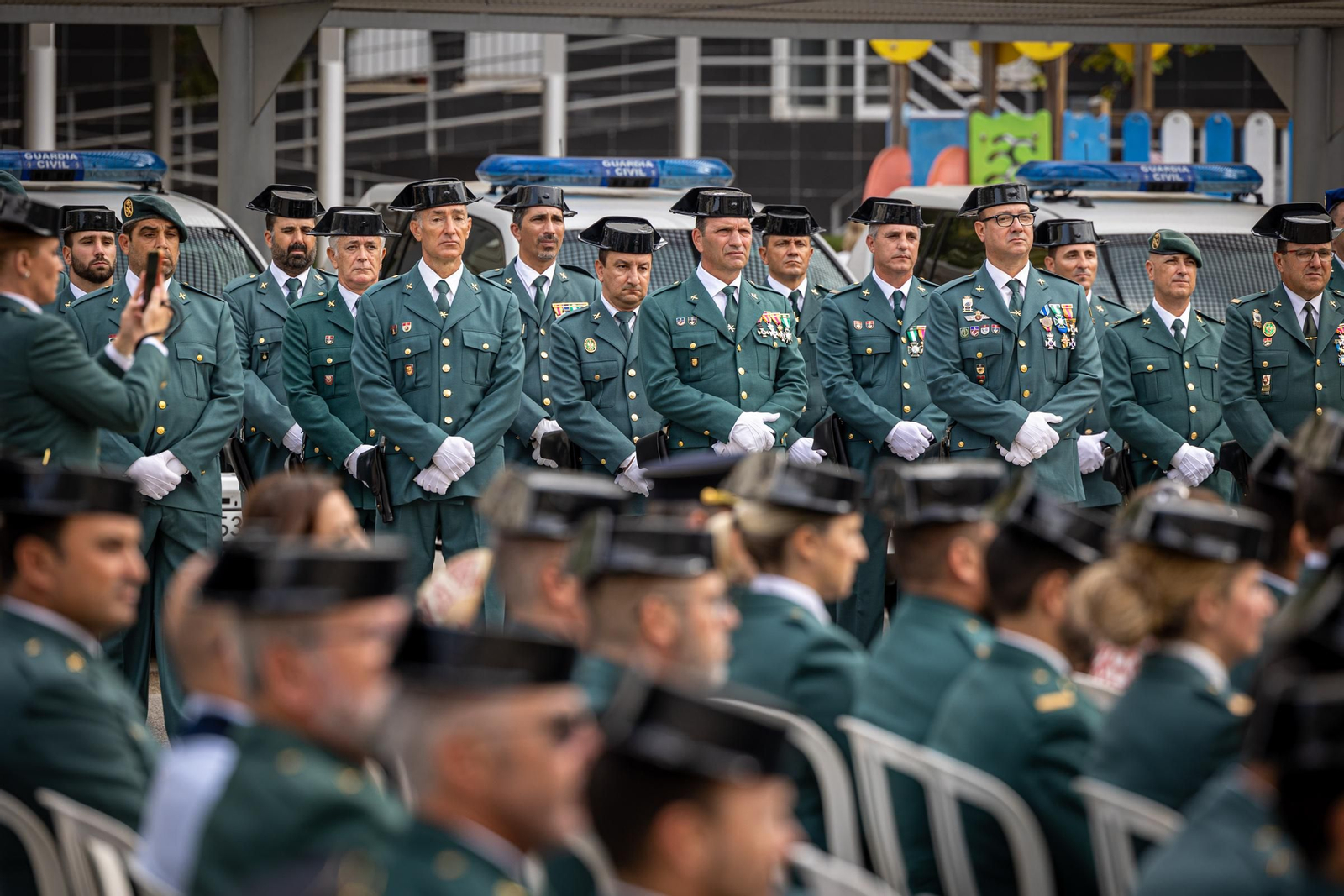 Imágenes de los actos de la Guardia Civil en Cádiz por la festividad de la Virgen del Pilar