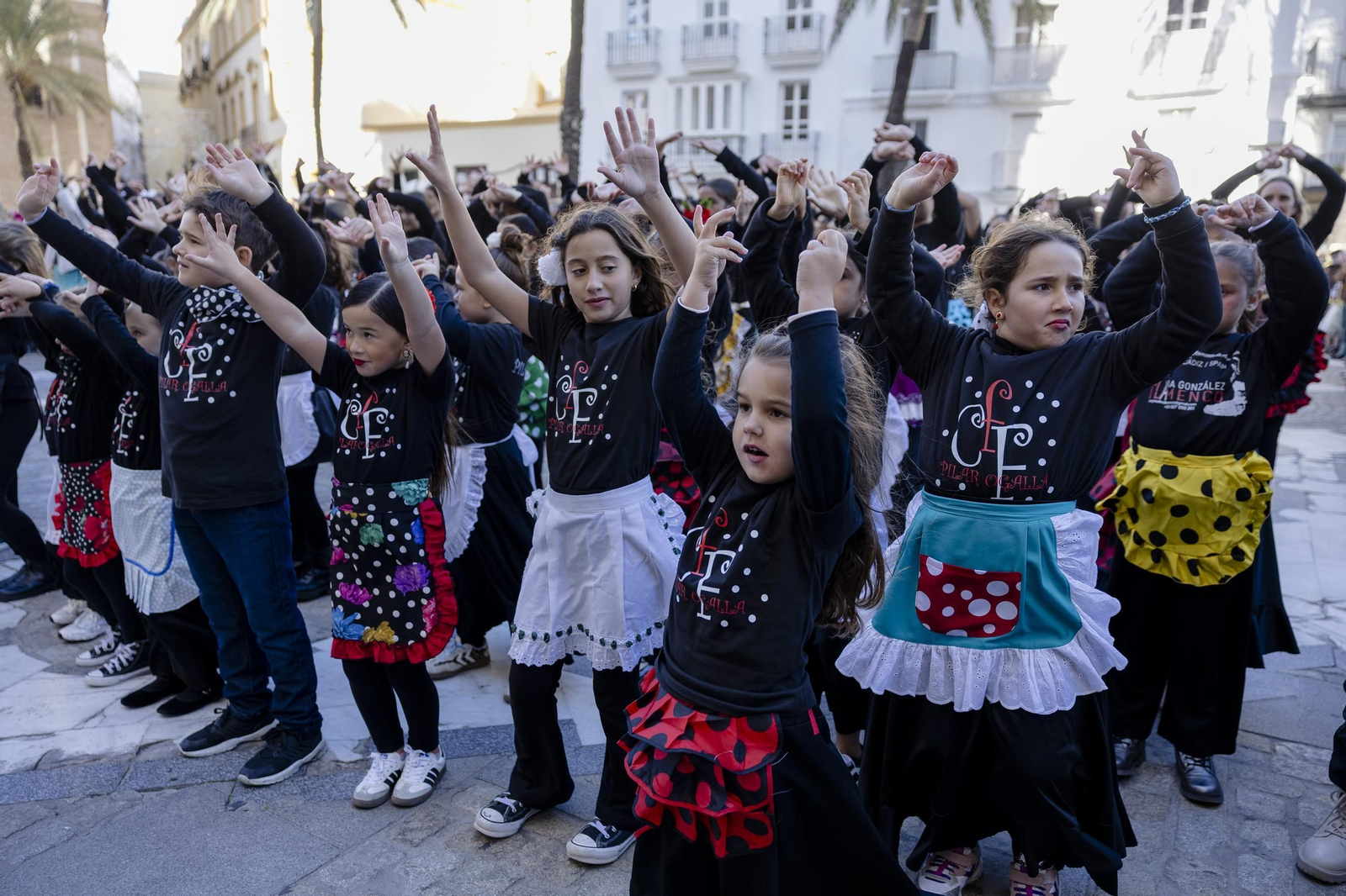 Búscate en las imágenes del flashmob del Día del Flamenco