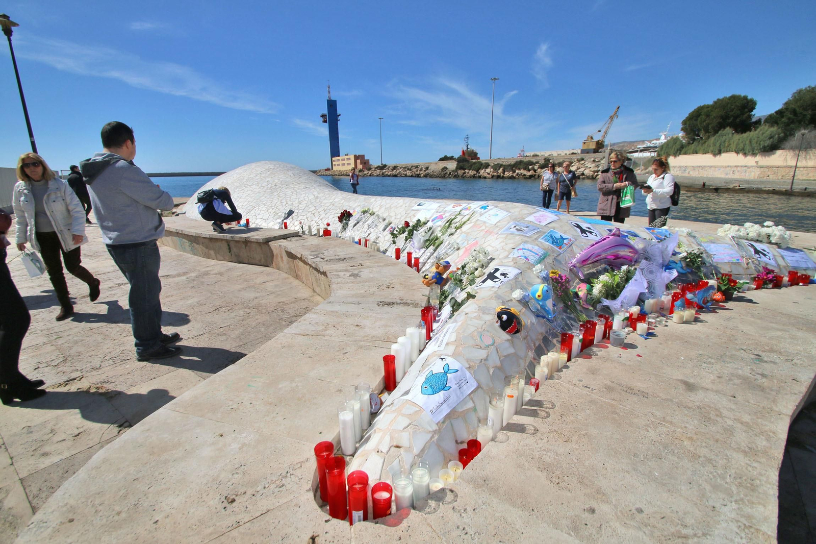 Las imágenes de la capilla ardiente por Gabriel