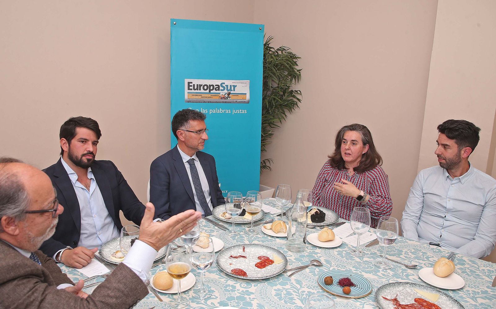 Fotos de la tertulia cofrade de Europa Sur en Algeciras 2023