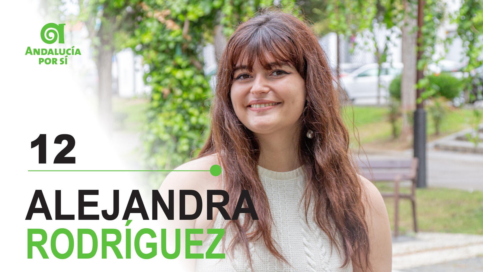 12. Alejandra Rodríguez. Estudiante de Filología Hispánica en la Universidad de Cádiz y miembro de las Juventudes Andalucistas de San Fernando. 22 años.