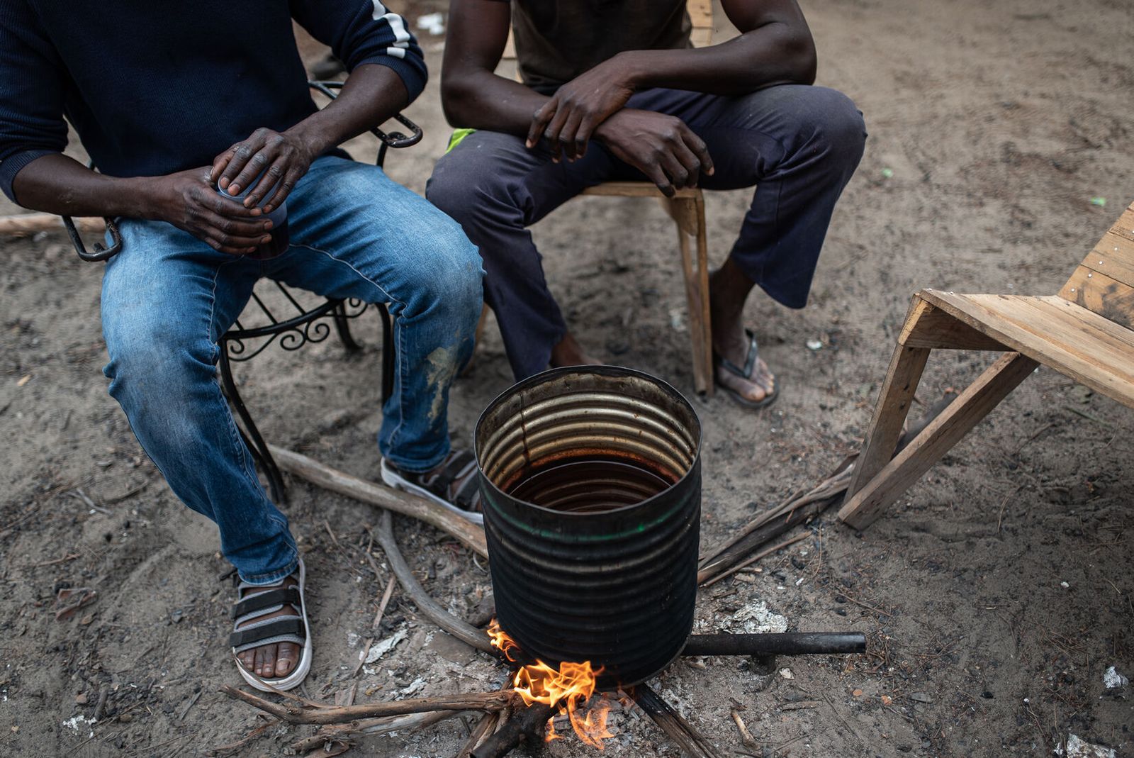 Imagen de archivo de un asentamiento chabolista en la provincia de Huelva.