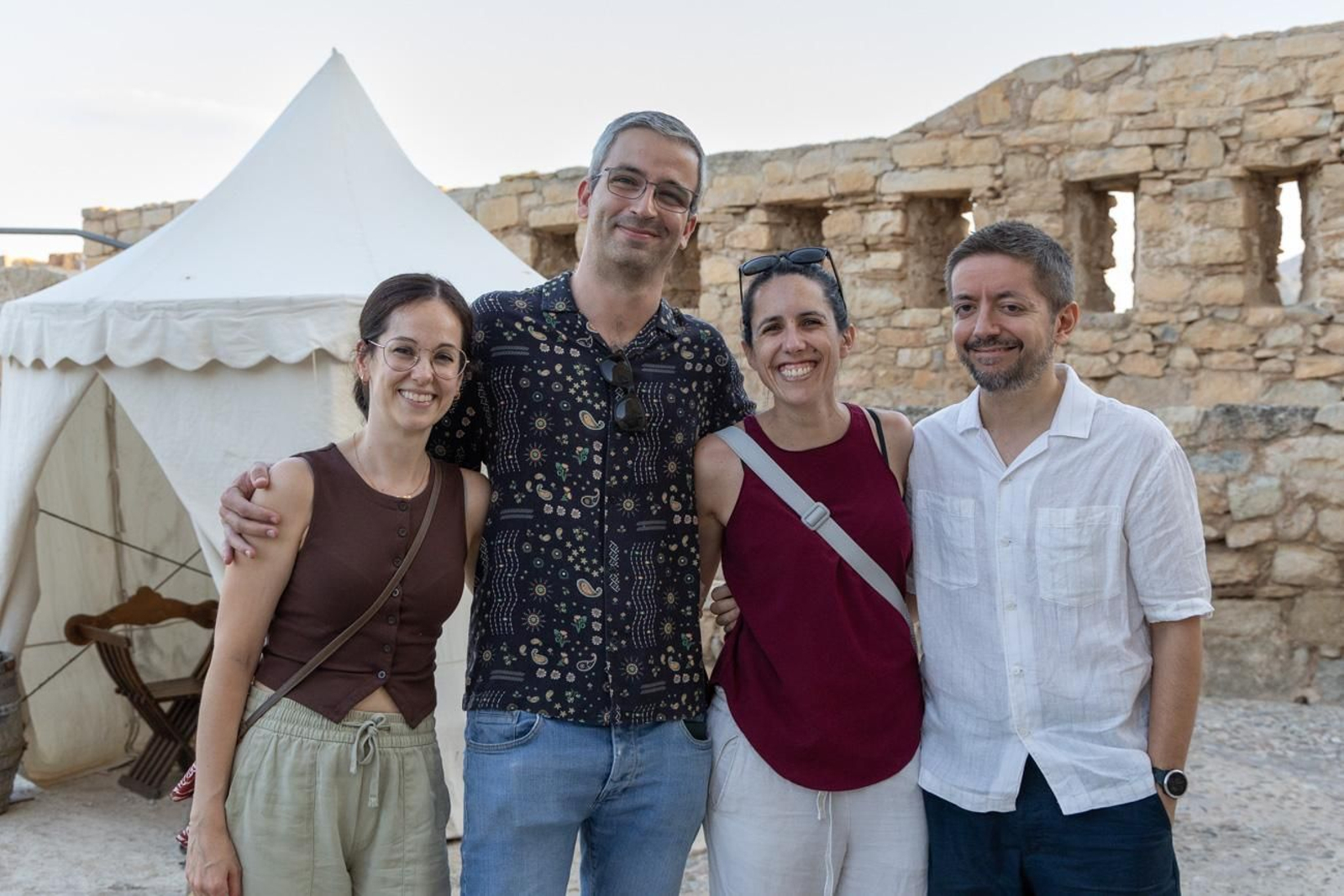 Moradores del Castillo de Jaén, recreación histórica de la Edad Media en el Cerro de Santa Catalina