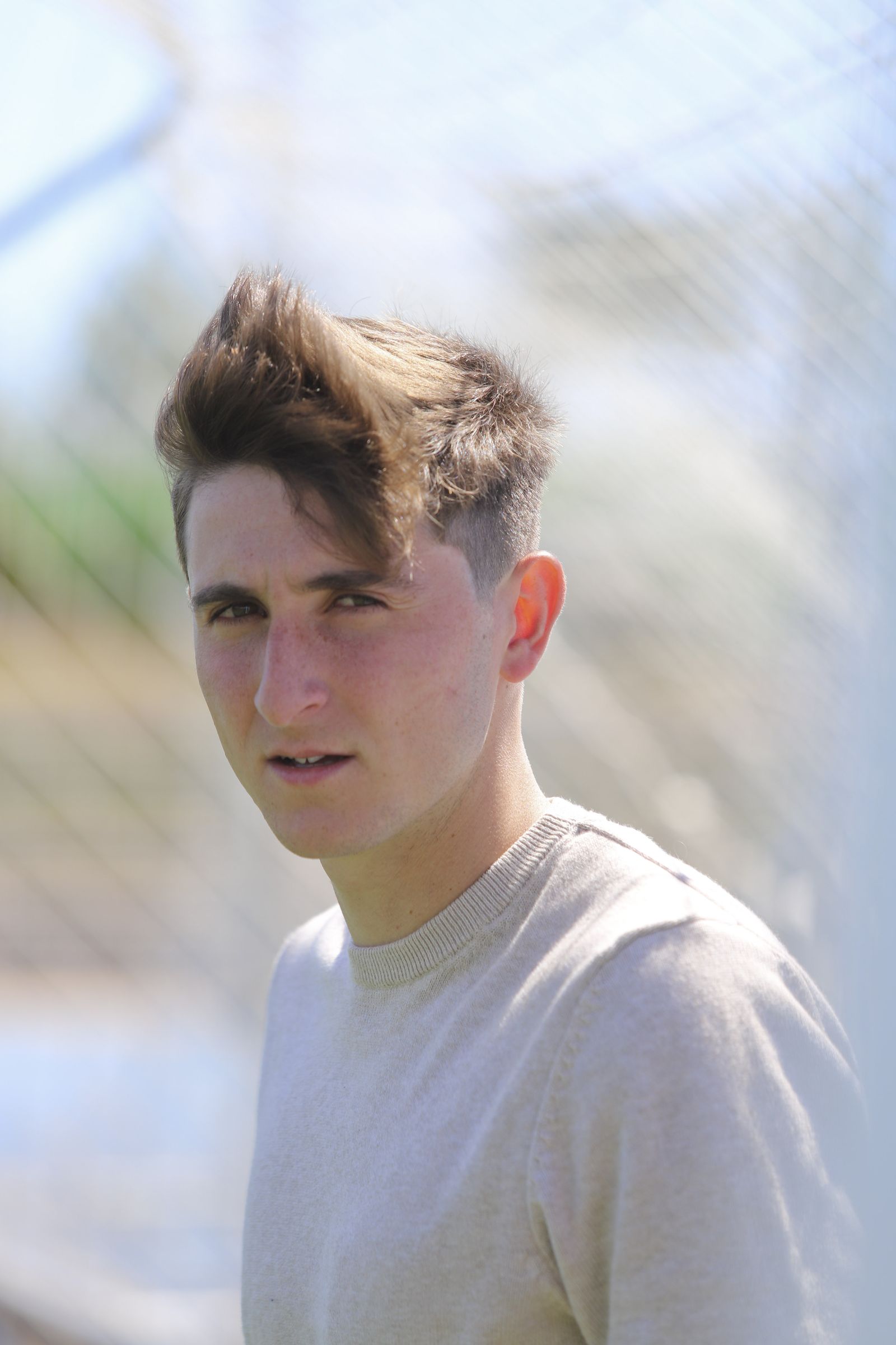 Las fotos de la entrevista a Álex Mula, jugador del Málaga CF