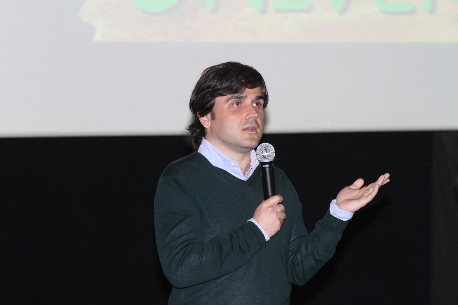 Presentación del documental 'La gran ola' en el colegio Funcadia