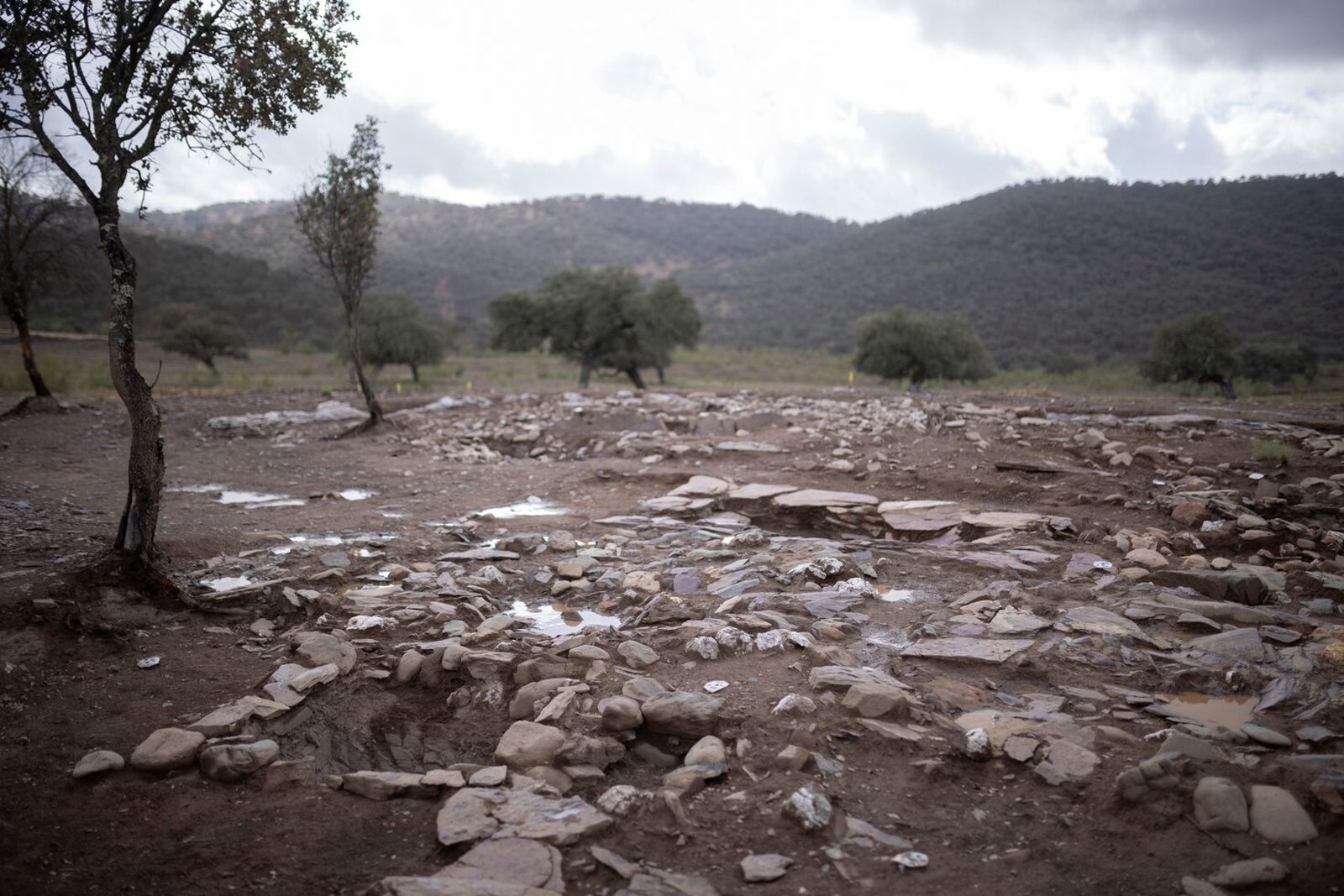 Imágenes del yacimiento del yacimiento de las Capellanías en Cañaveral de León