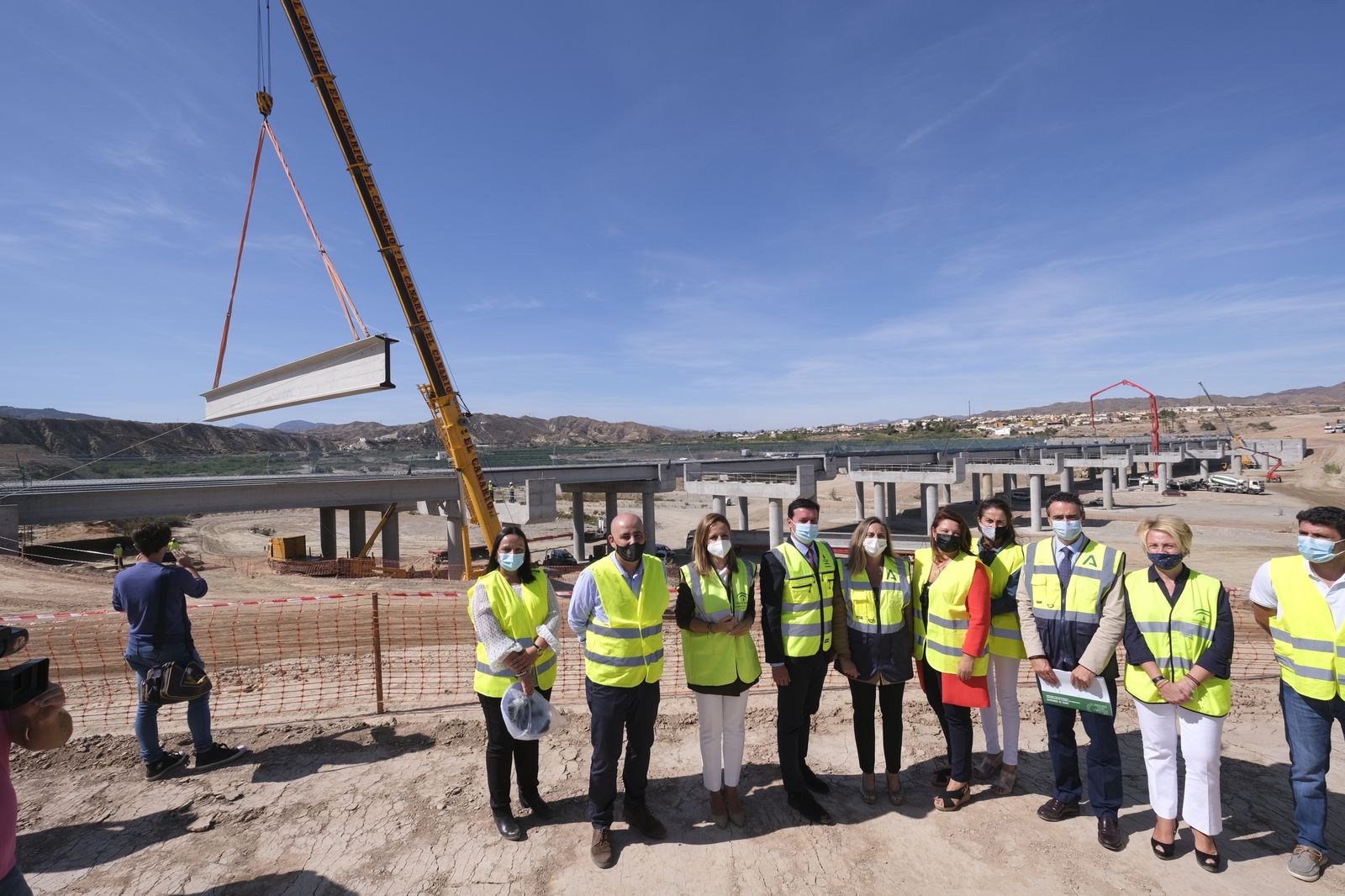 Fotogalería visita Consejera de Fomento a las obras de la Autovía del Almanzora