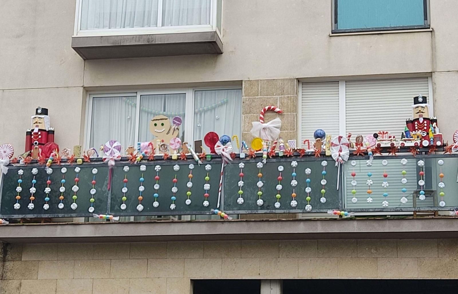 Balcón de la familia Bernal Falcón, ganador del concurso del pasado año