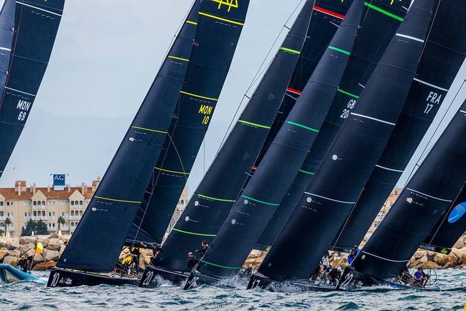 Igualdad entre los barcos, característica principal de la flota RC44.