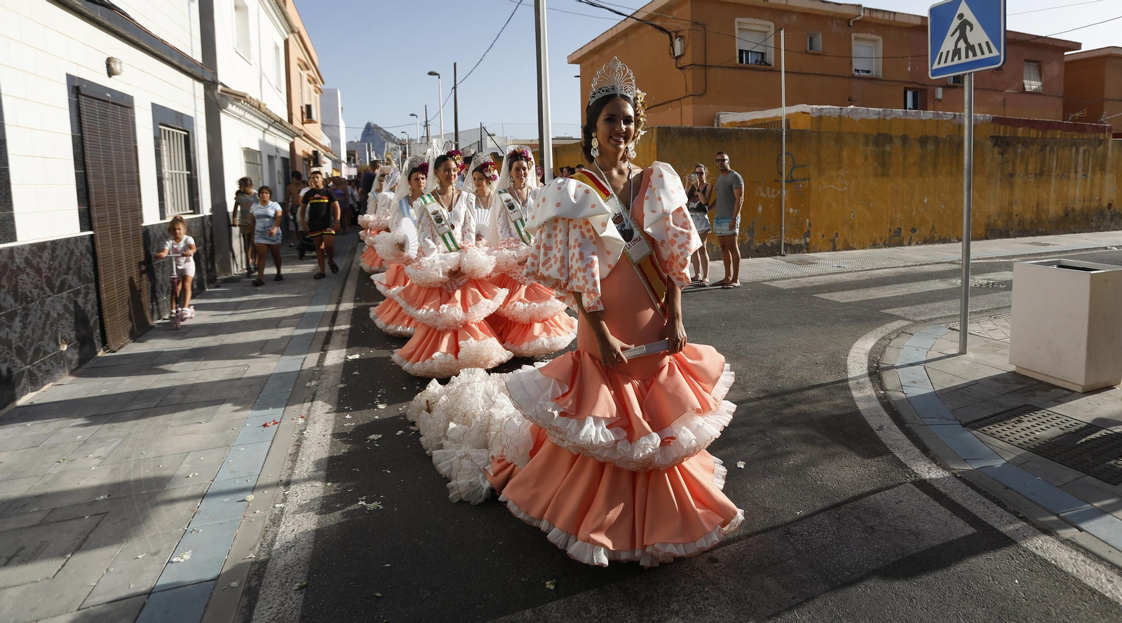 Procesión de la Virgen del Carmen de la iglesia de la Atunara en La Línea