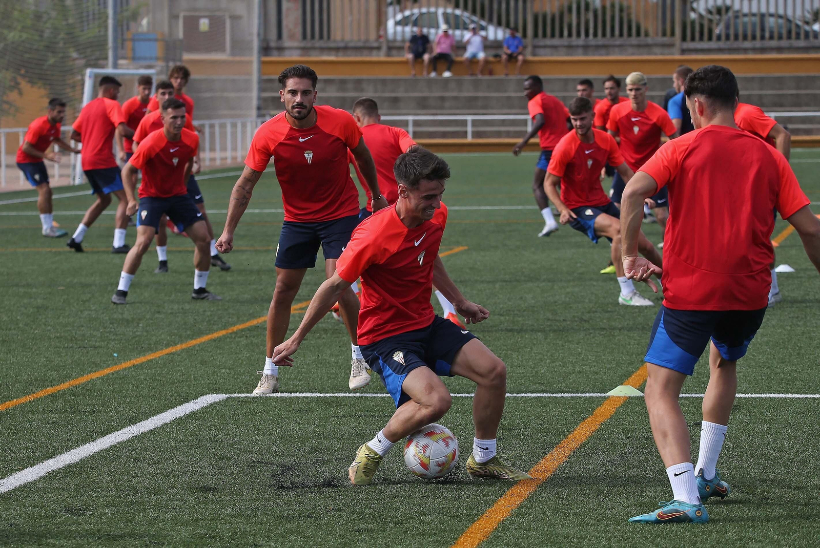 Fotos del entrenamiento del Algeciras CF en La Menacha