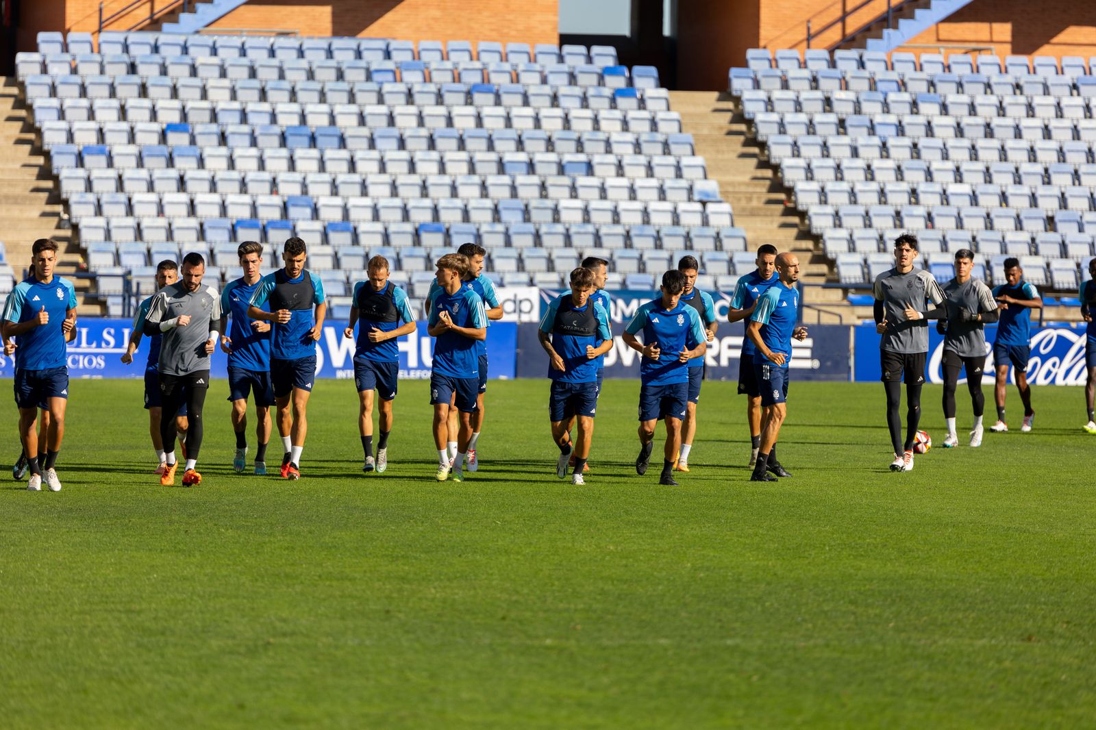Las mejores imágenes del entrenamiento de este jueves del Recreativo de Huelva