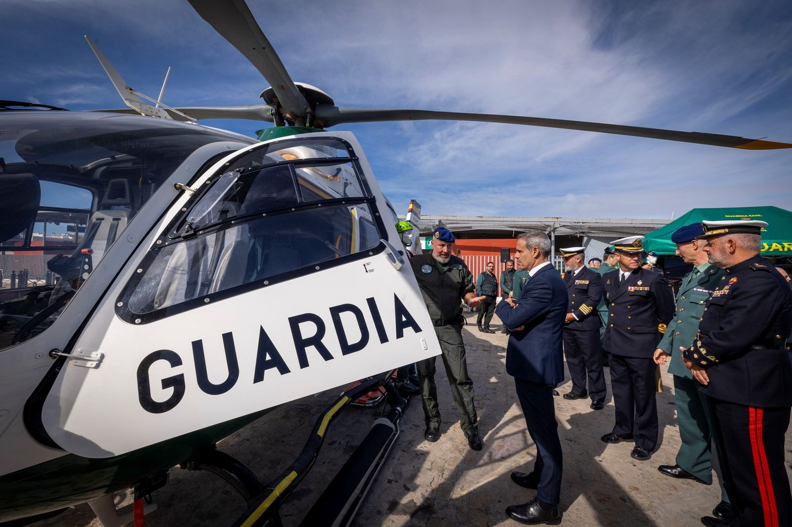 Un momento de la inauguración de la muestra.