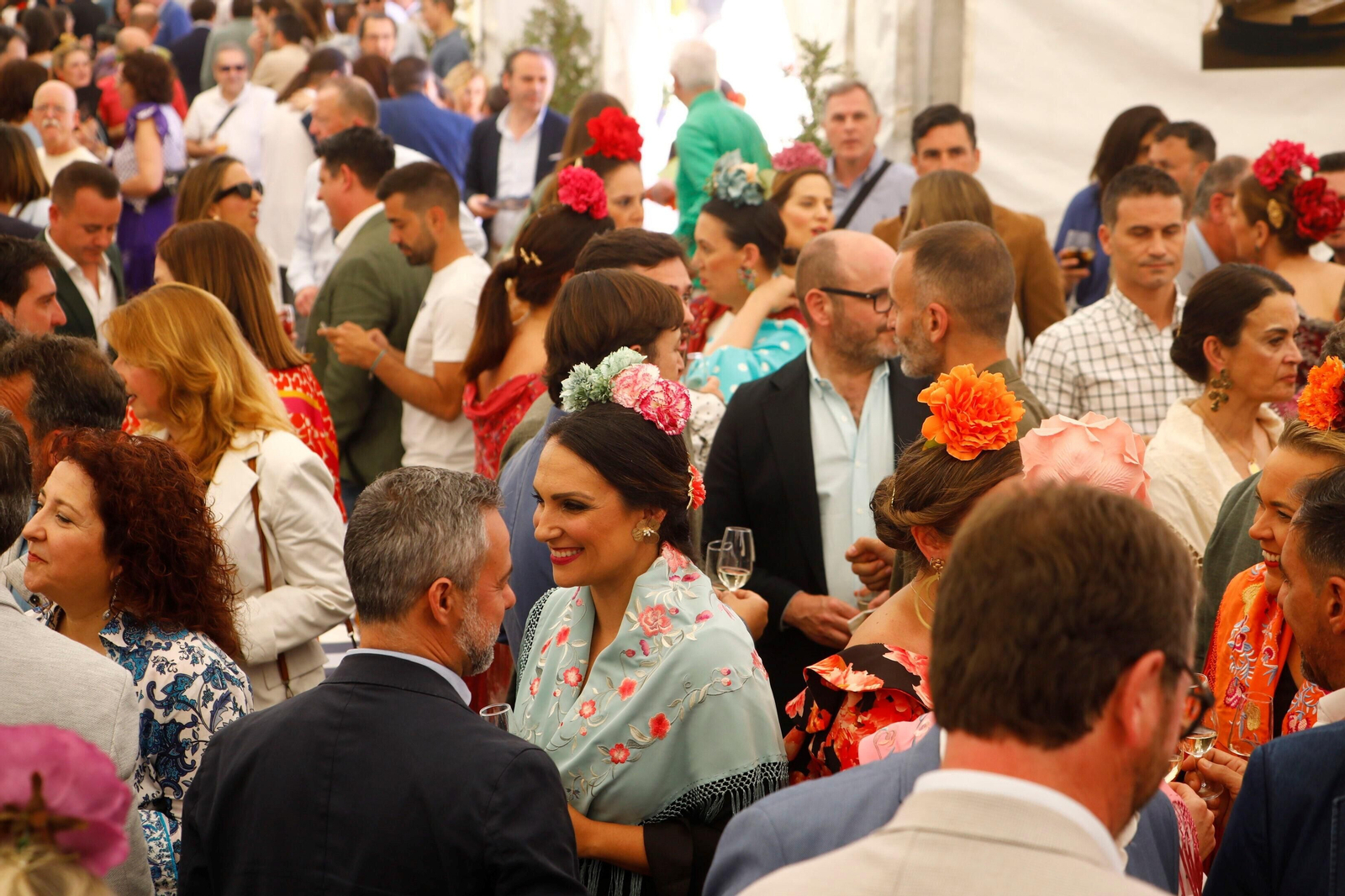 Las recepciones del miércoles de la Feria de Córdoba, en imágenes