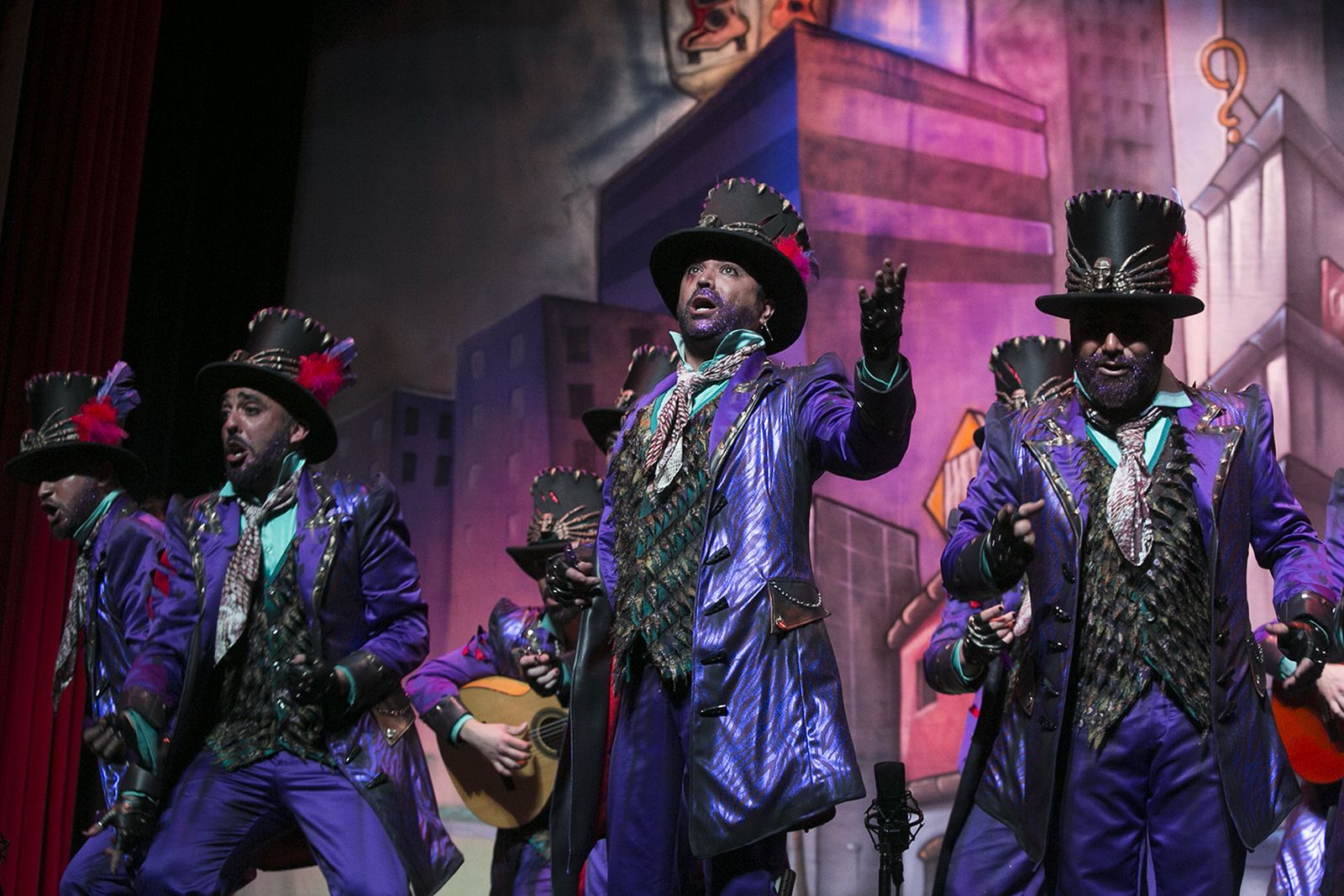 Las imágenes de la octava preliminar del Carnaval Colombino