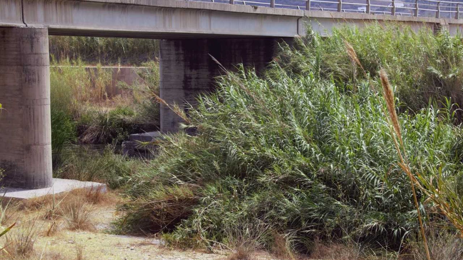 Estado al paso del río por Lobres.