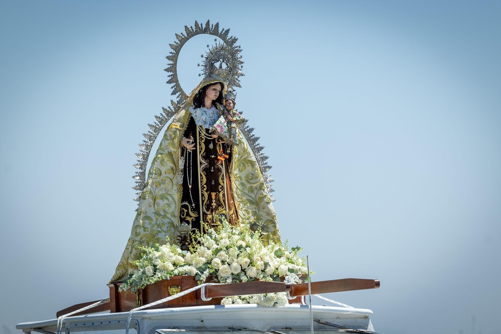 Así ha sido la procesión marítima de la Virgen del Carmen de Gallineras: las imágenes