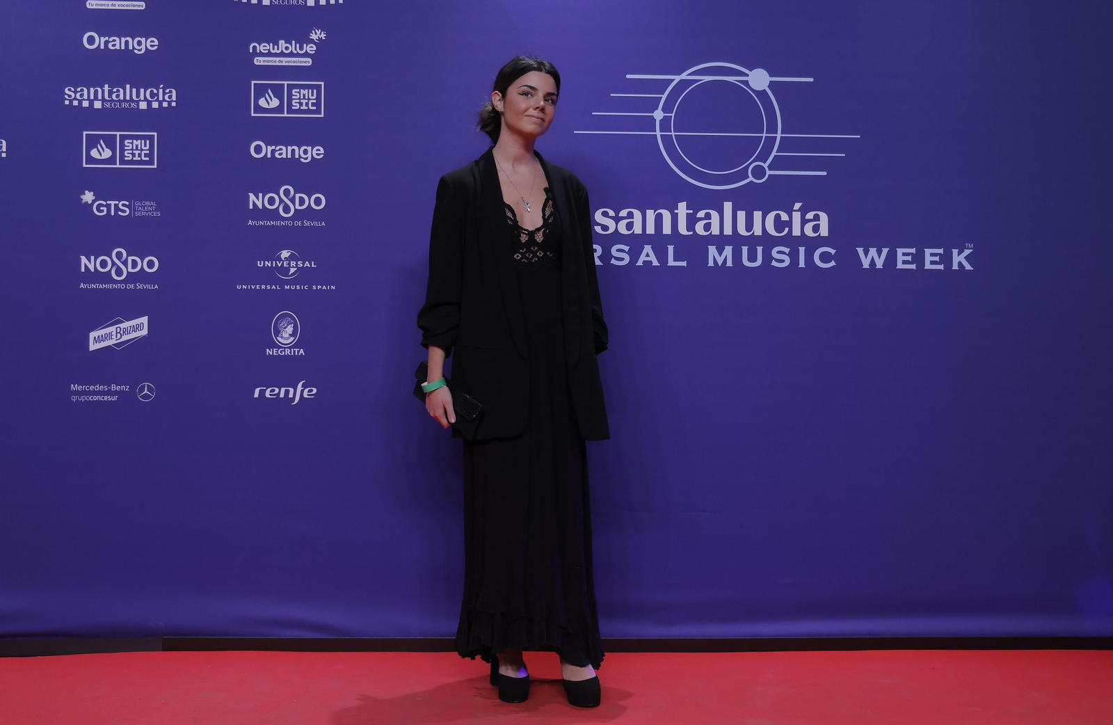 Famosos y artistas en la alfombra roja de la gala del flamenco en los 'Santalucía Universal Music Week'