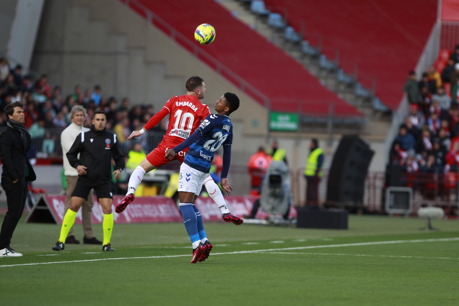 Imágenes del partido de fútbol U.D. Almería-Real Betis Balompié