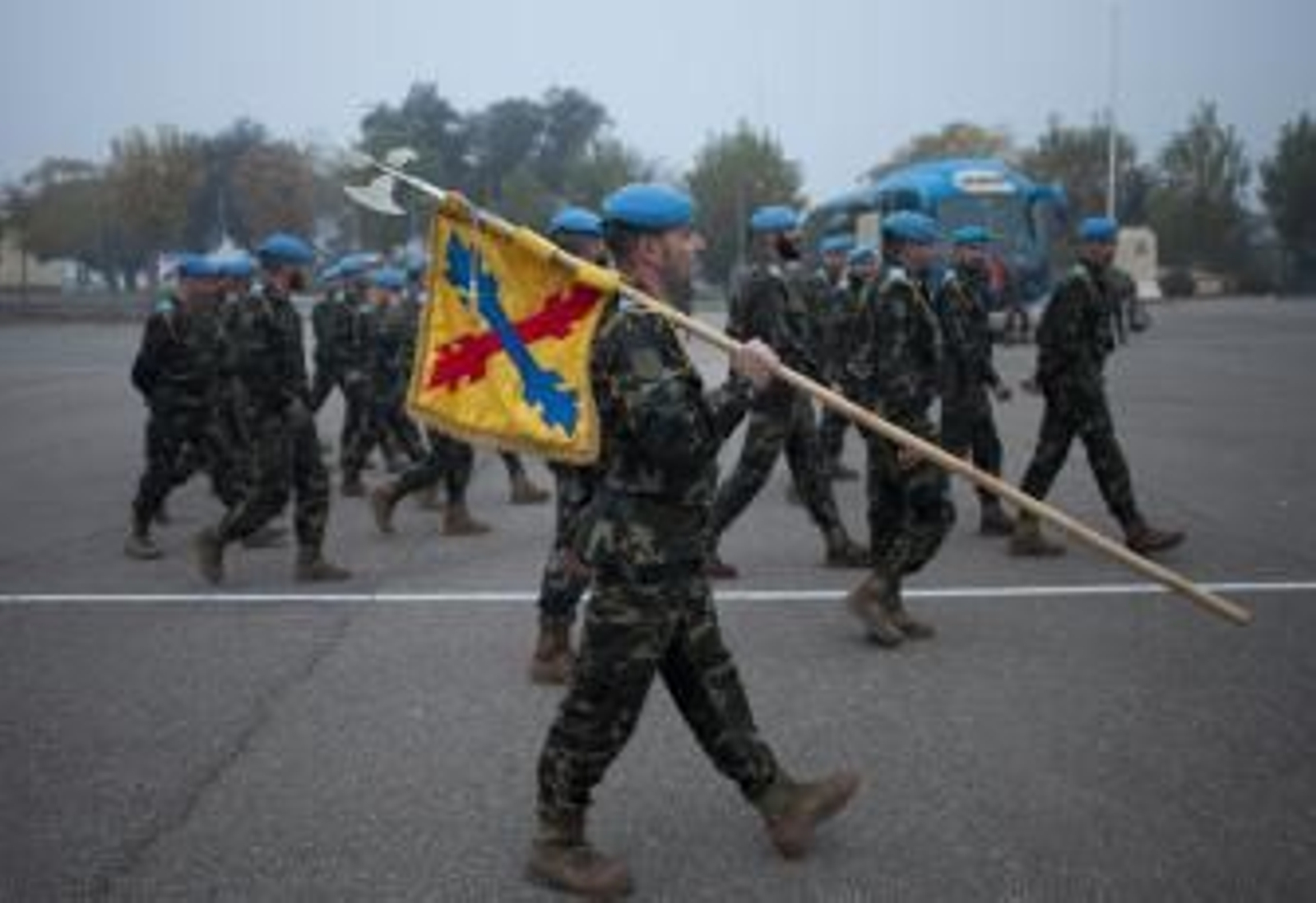 Ronda despide a los primeros legionarios que partirán a Líbano para una misión de la ONU