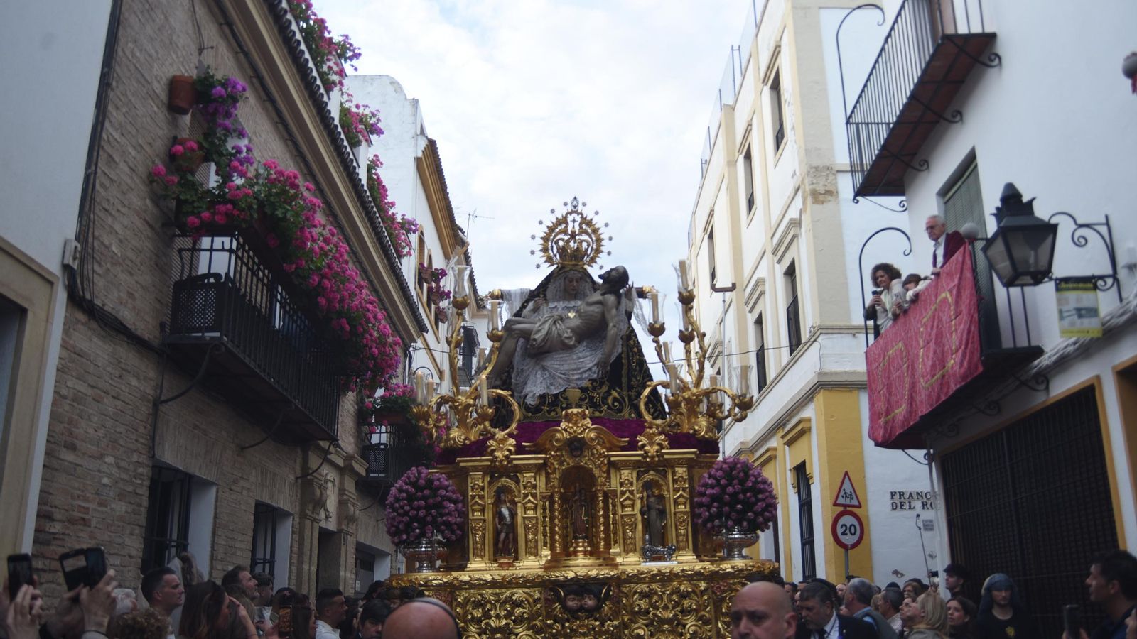 La Virgen de las Angustias, el pasado Jueves Santo.
