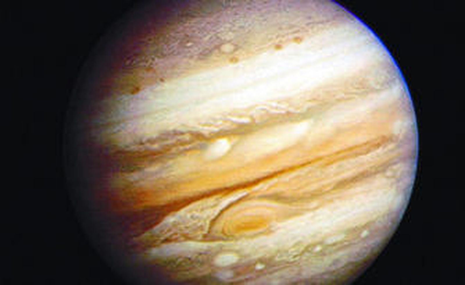 Júpiter, uno de los planetas gaseosos del Sistema Solar.