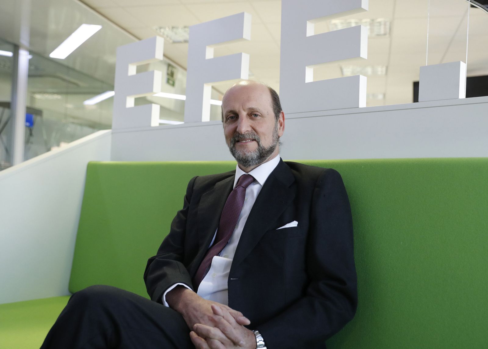 El presidente de la Sociedad General de Autores y Editores (SGAE), José Miguel Fernández Sastrón.