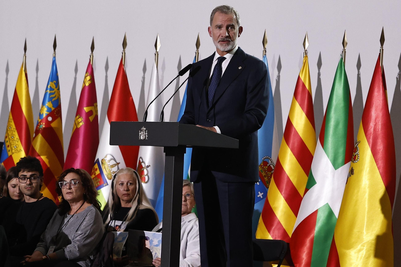 Las fotos del funeral de Estado a las víctimas de la dana en Valencia