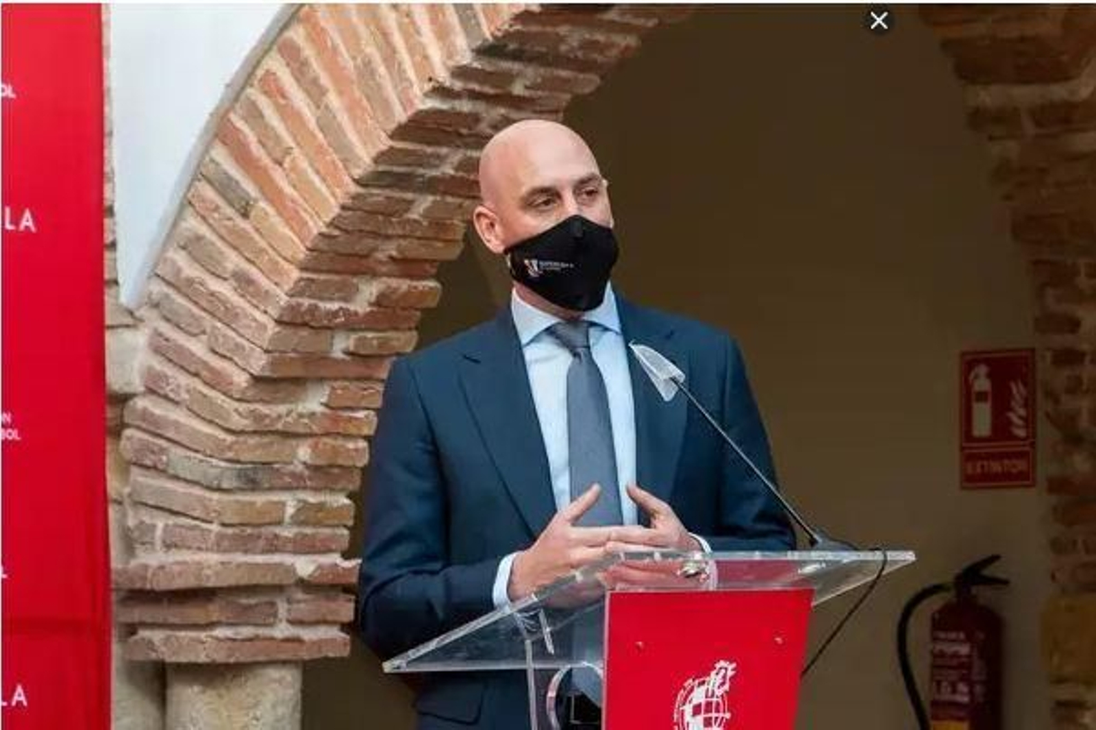 Luis Rubiales, presidente de la Federación Española