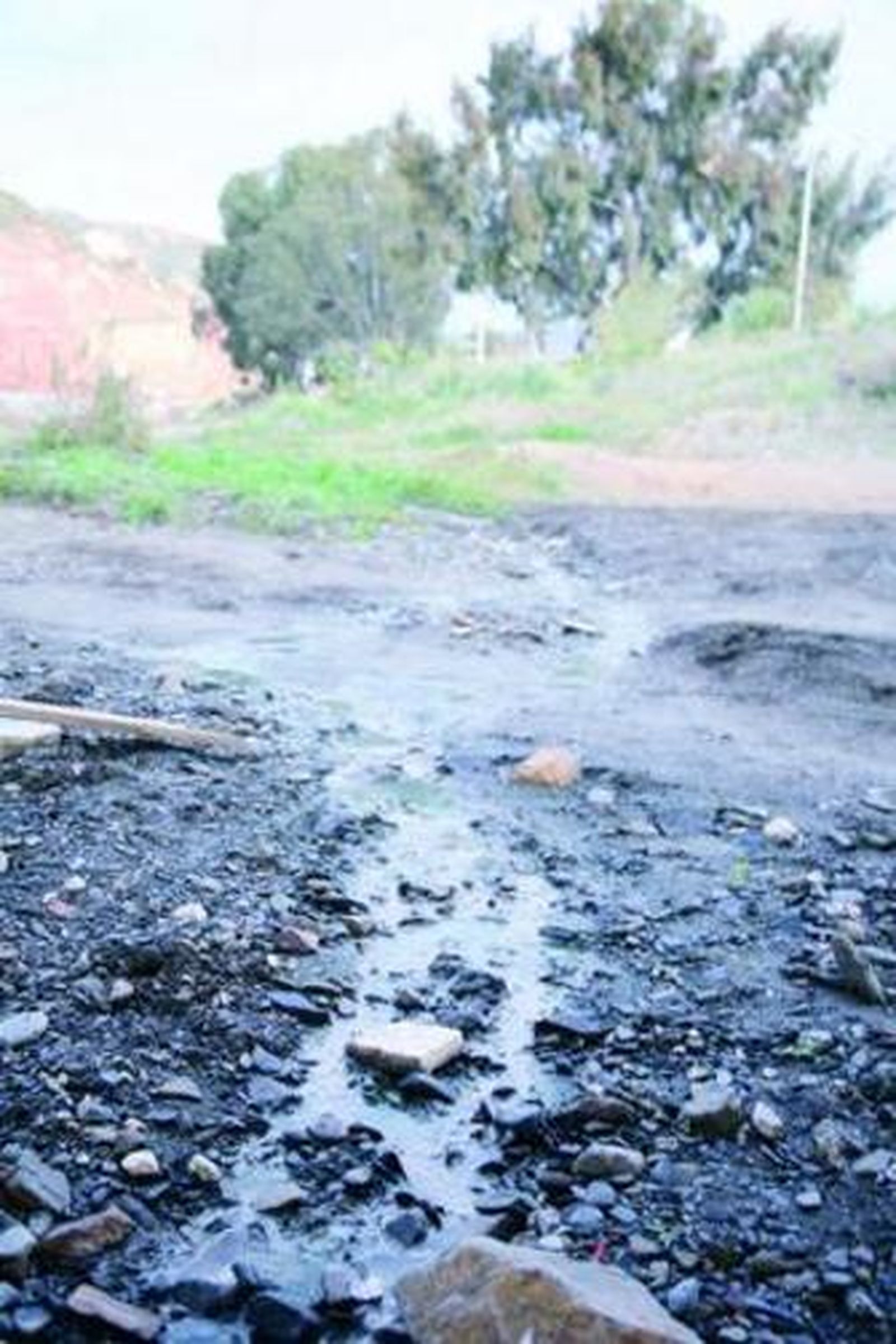 Imagen de los supuestos vertidos al arroyo Totalán.