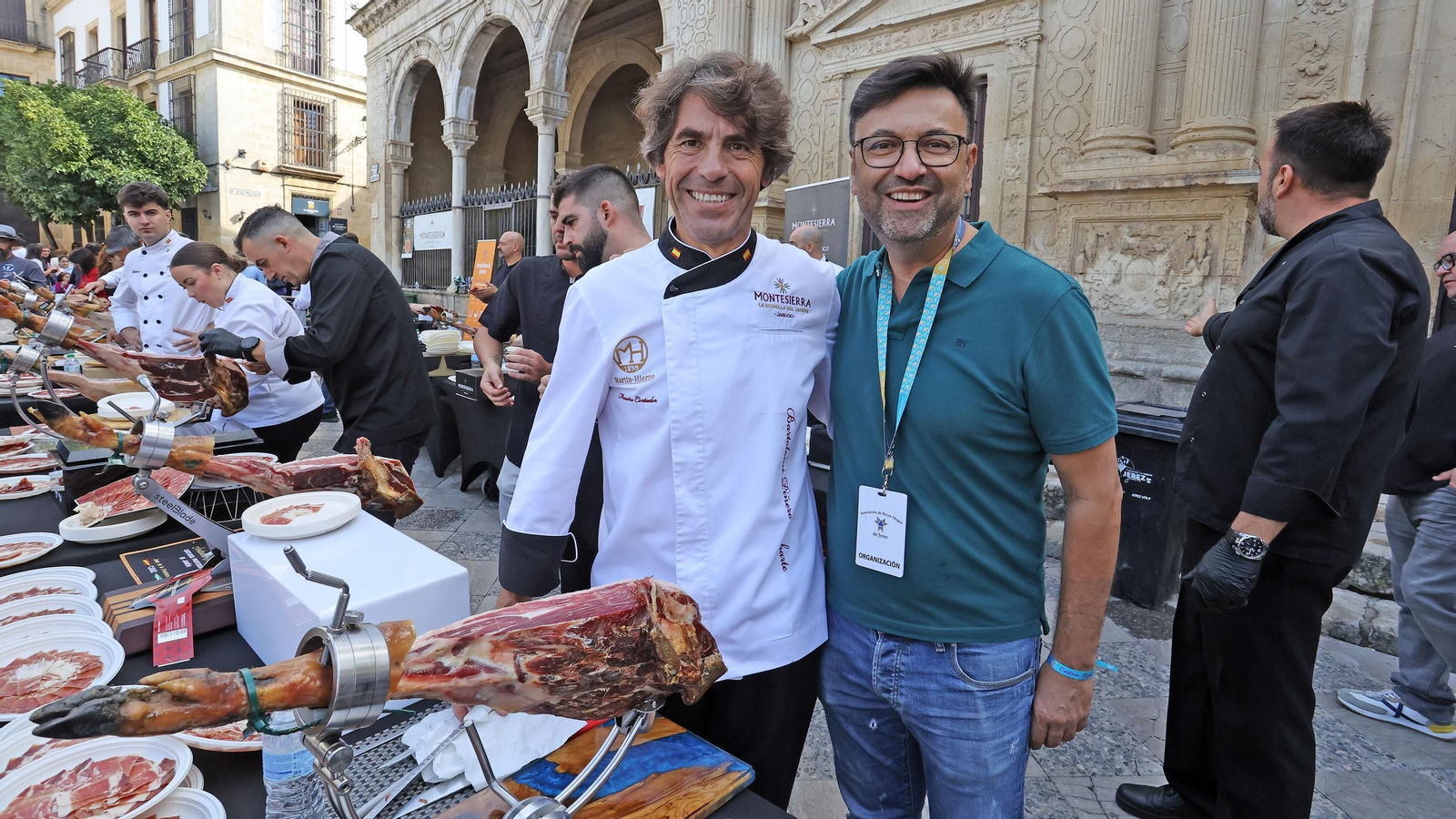 Cortadores de Jamón a benefício de los Reyes Magos de Jerez
