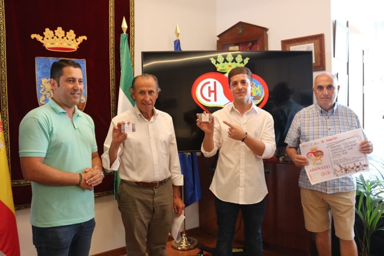 Presentación de la campaña de abonados del Chiclana CF.