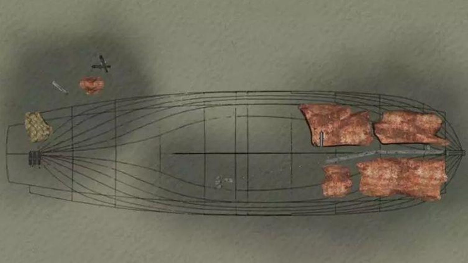 Los restos del pecio del ‘Rayo’, otro navío de Trafalgar hundido en Mazagón / Claudio Lozano.
