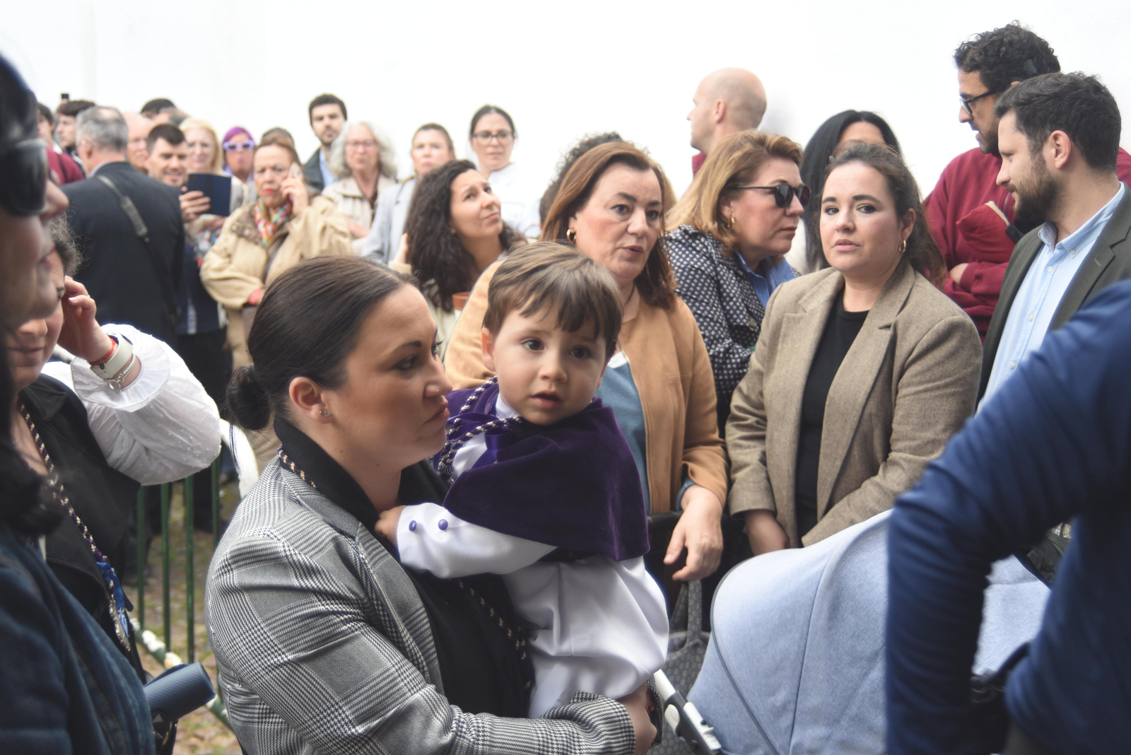 Recogimiento y lágrimas tras la suspensión de la procesión del Císter en este Martes Santo de Córdoba