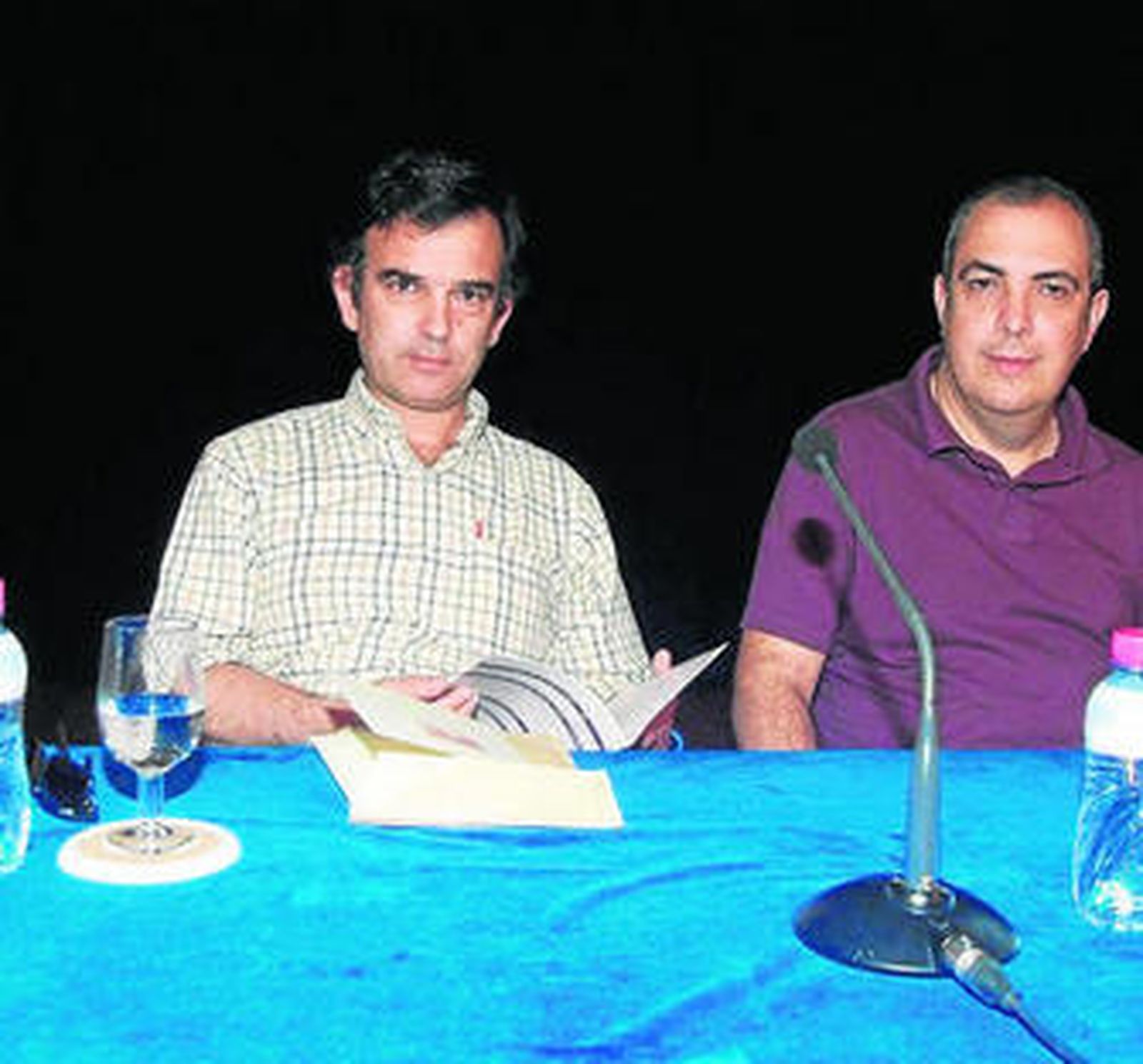 Abel Feu acompañado de Diego Reche.