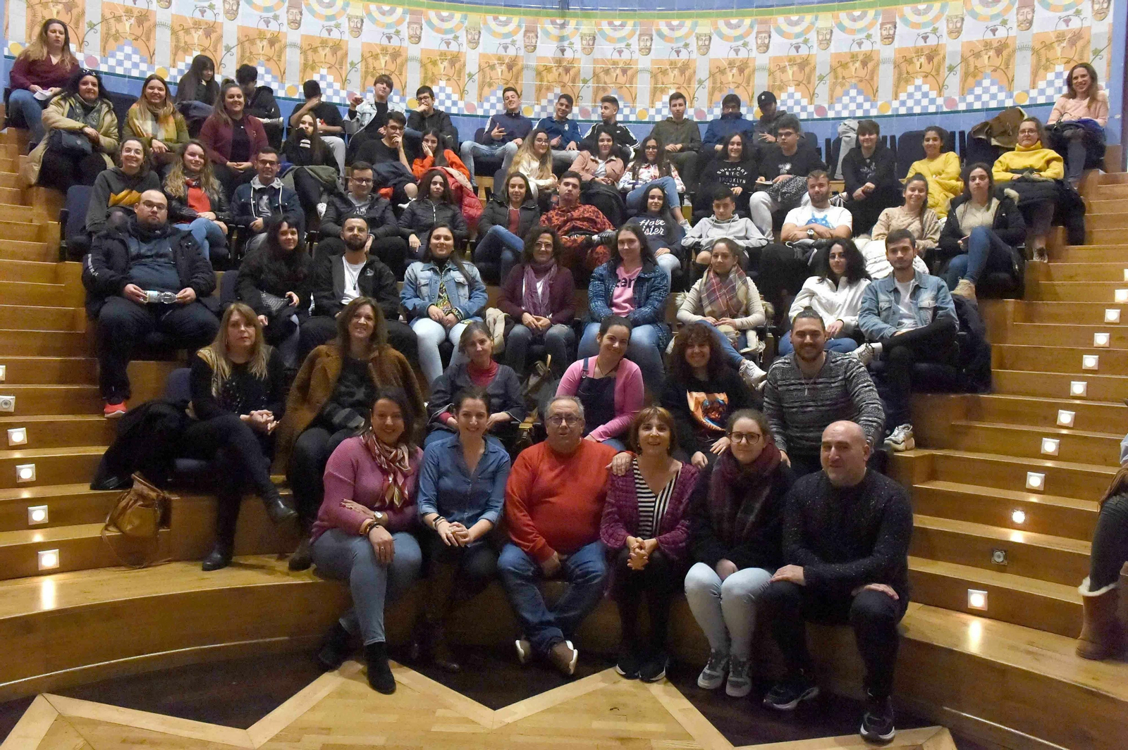 Los participantes en el encuentro.