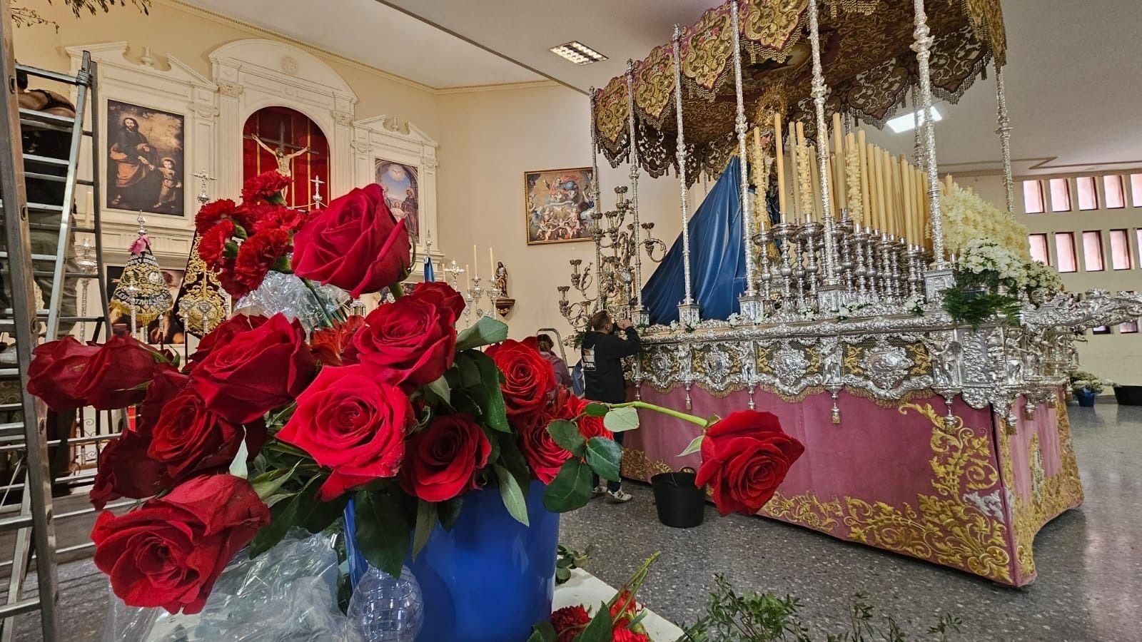 María Santísima del Amor, preparada para pasear este miércoles por las calles de La Línea María Santísima del Amor, preparada para pasear este miércoles por las calles de La Línea