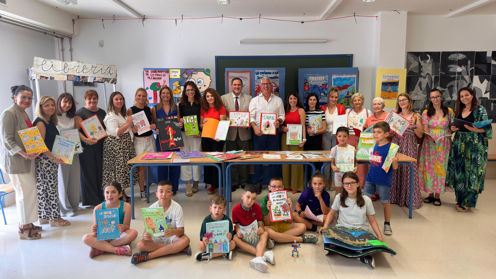 Foto de familia de la iniciativa cultural.