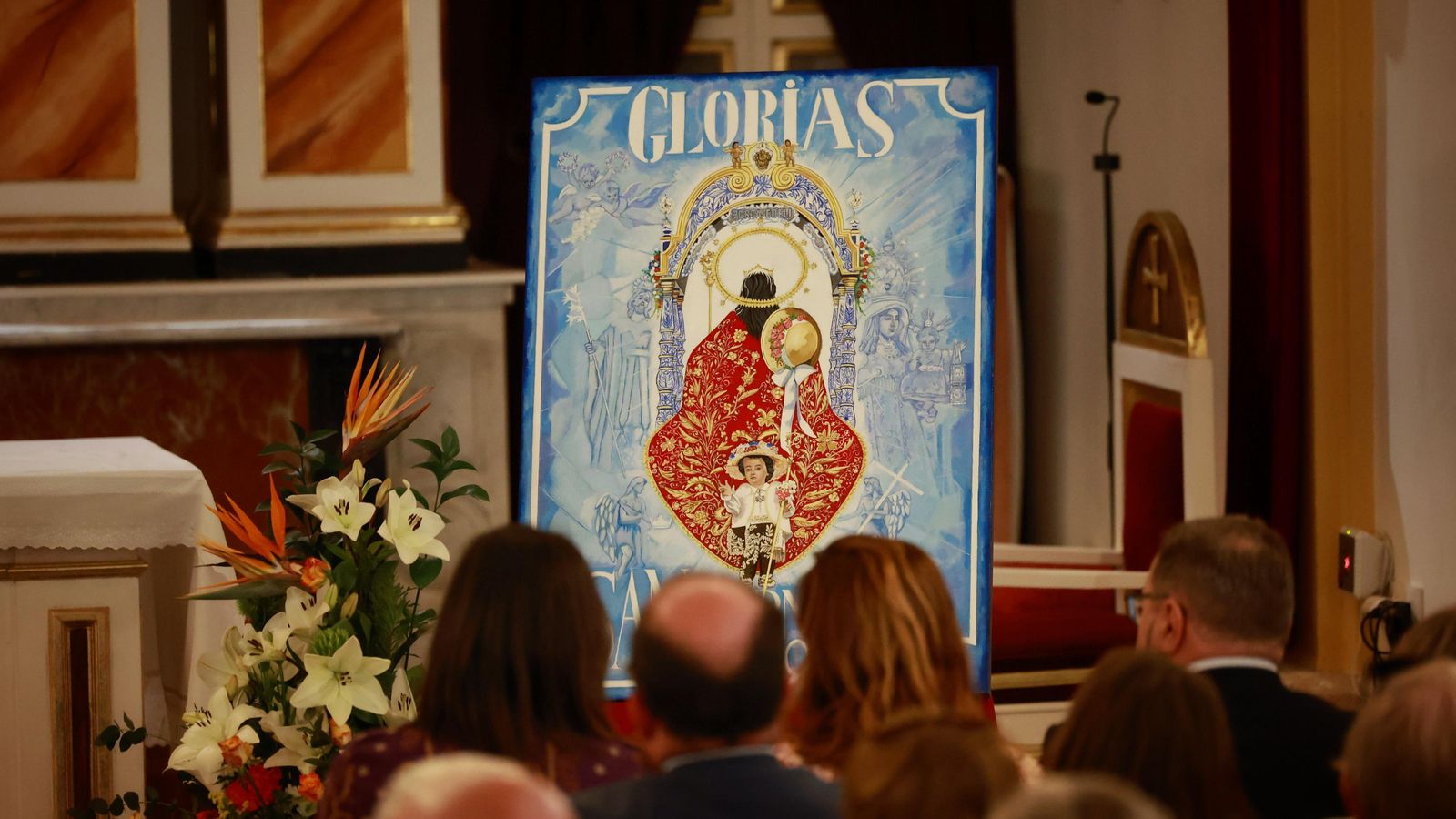 El cartel de las Glorias 2024 en San Fernando, obra de Jaime Romera Postigo.