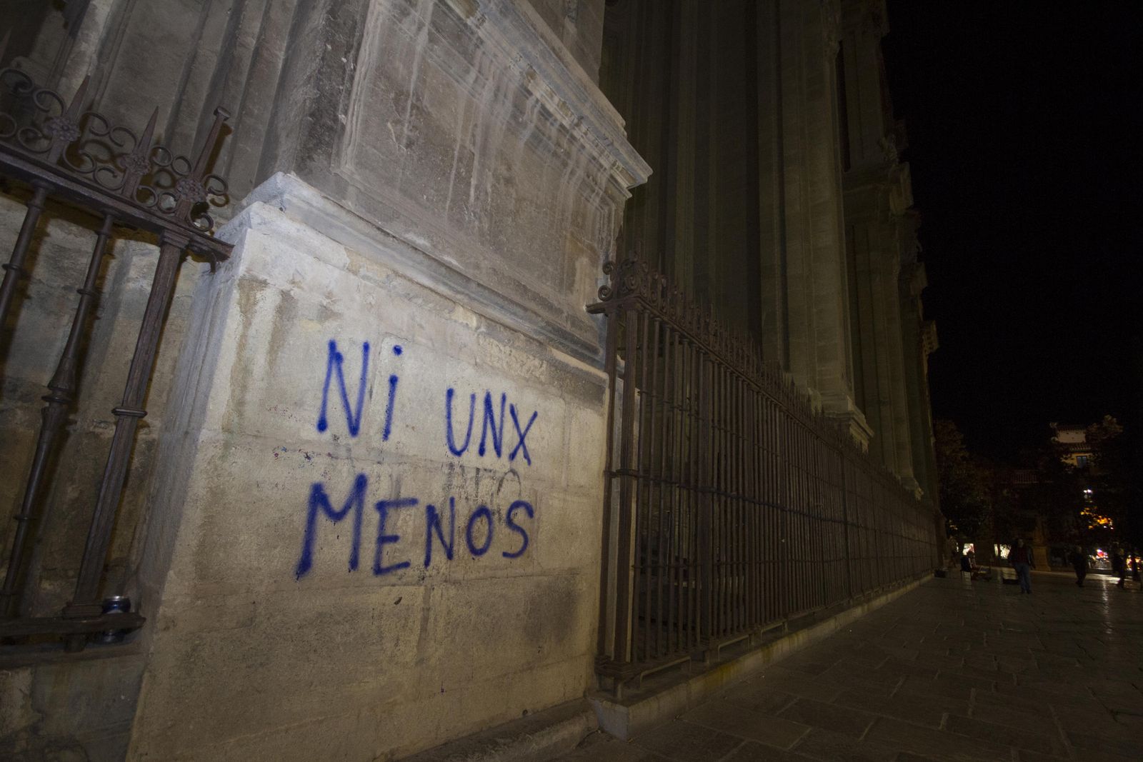 Pintada en la catedral de Granada.