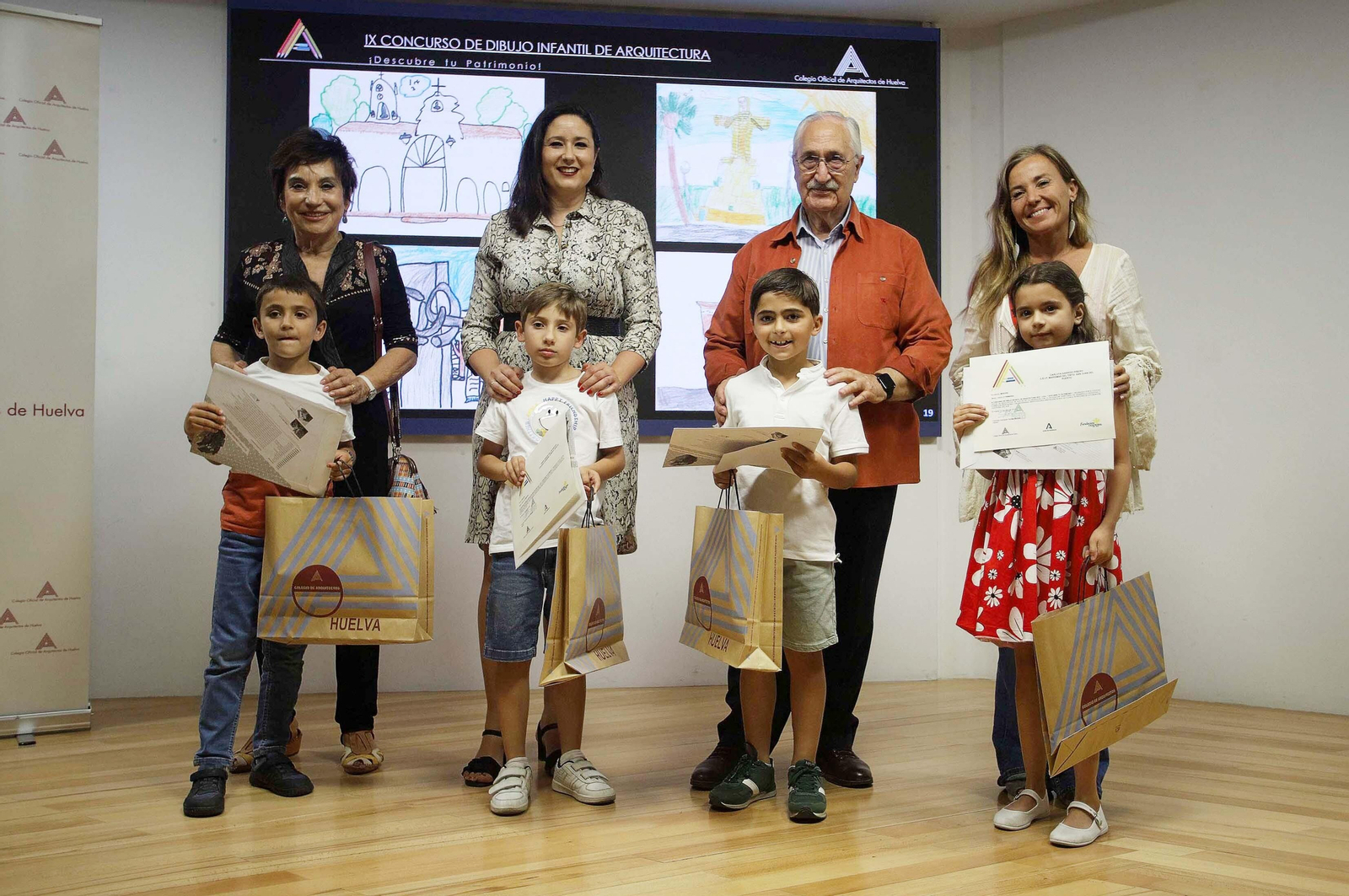 Imágenes de la entrega de premios del 'IX Concurso Infantil de Arquitectura'