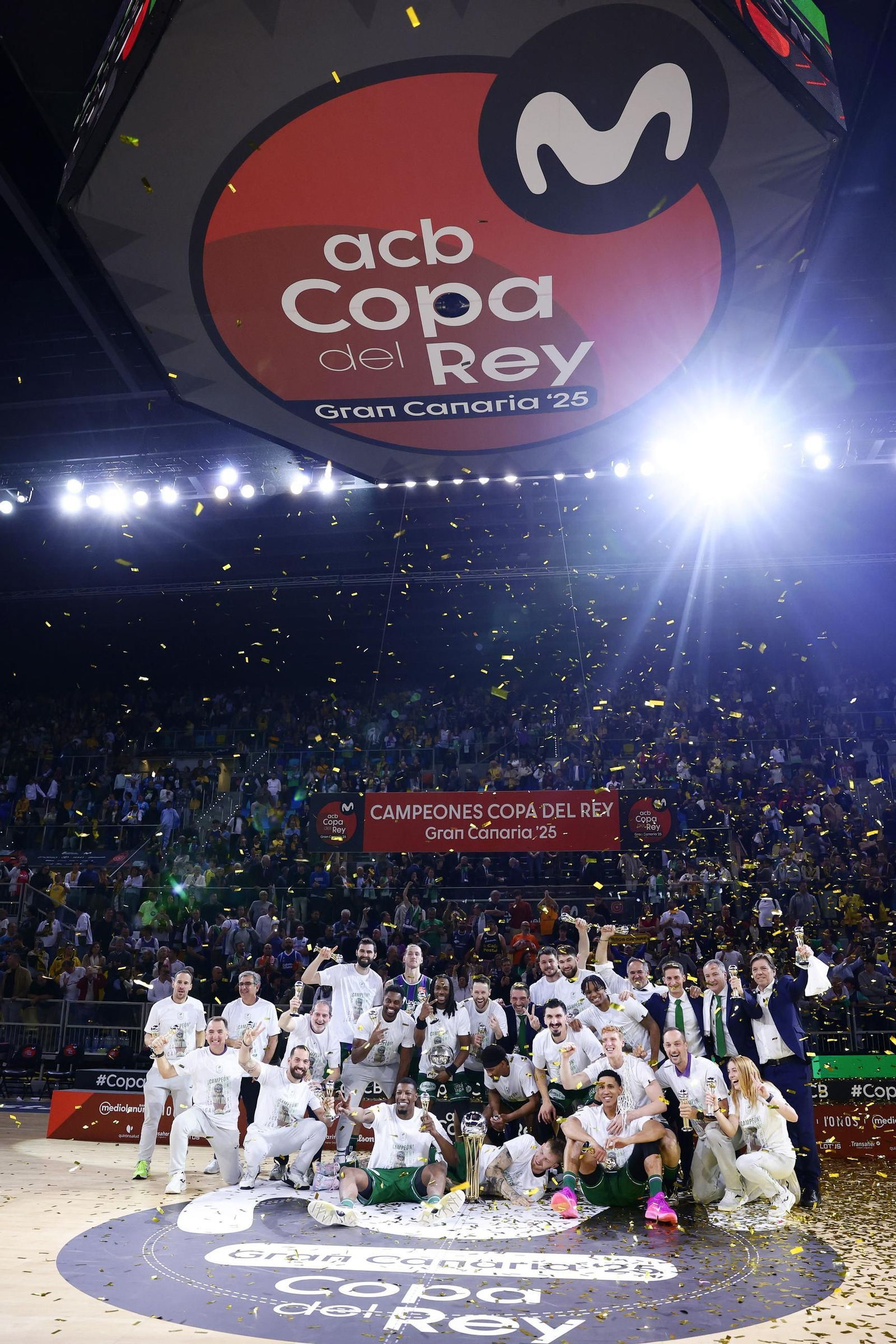 ¡Así celebra la Copa el Unicaja!