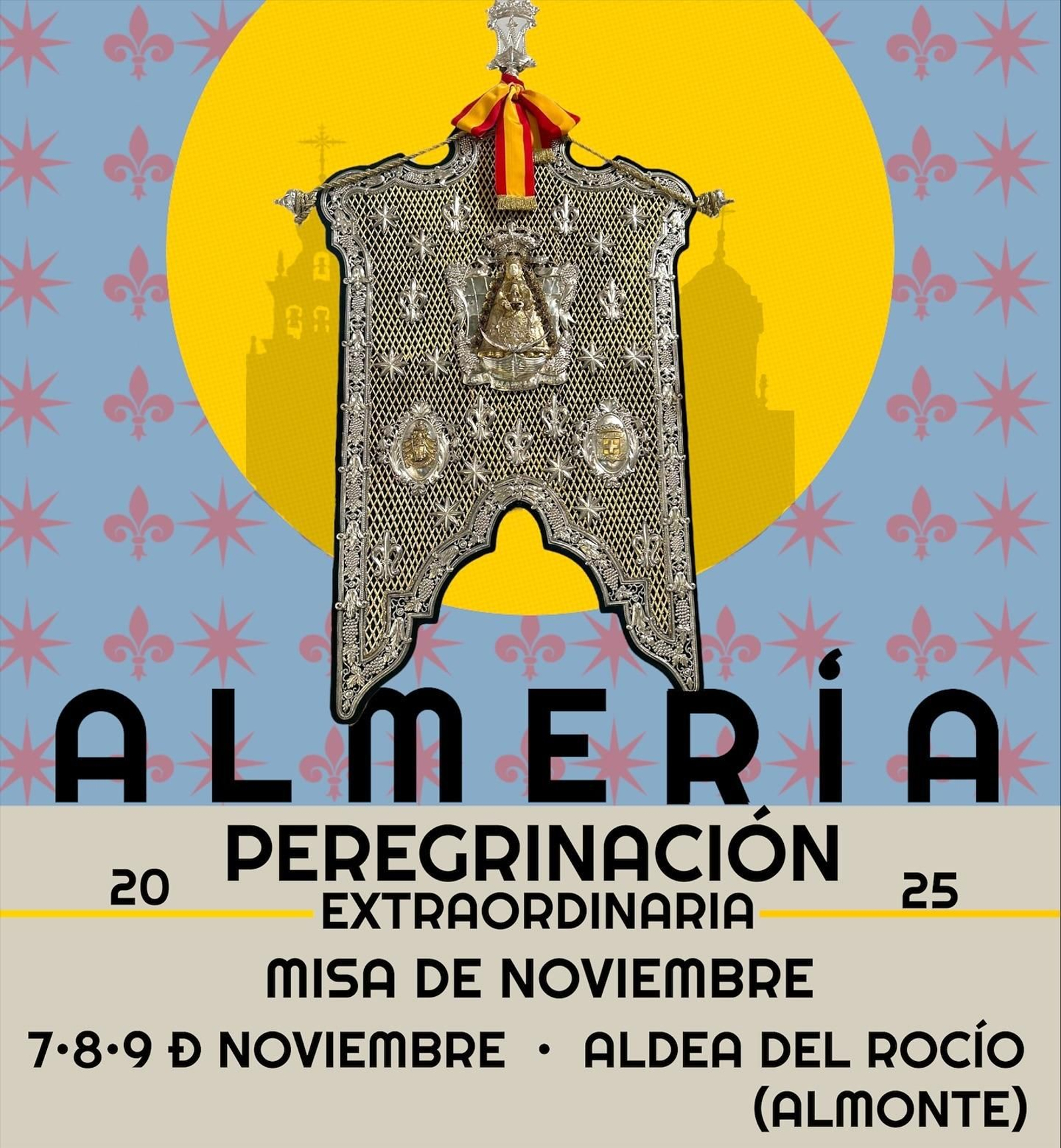 Cartel anunciador de la peregrinación