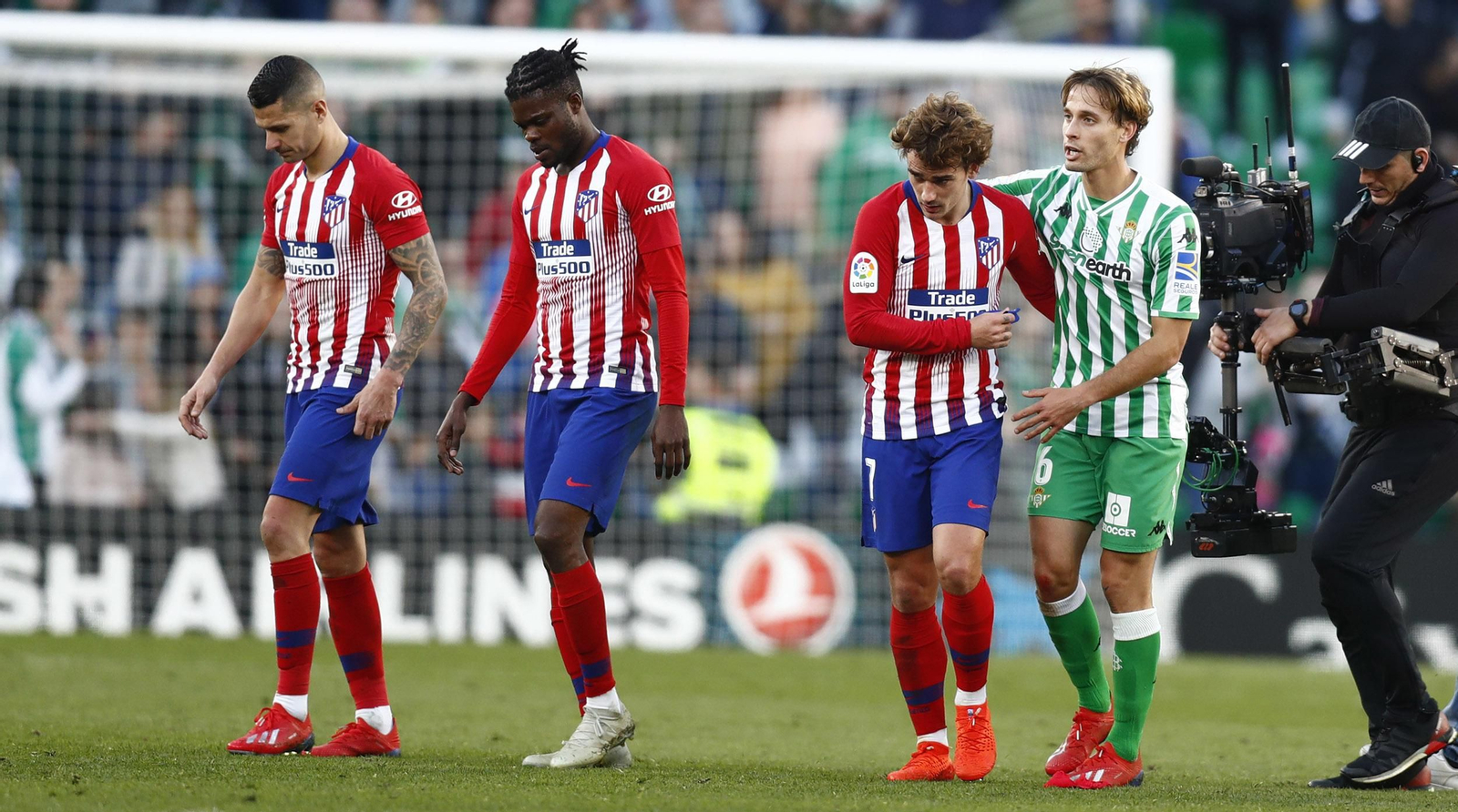 El Betis-Atlético de Madrid, en imágenes