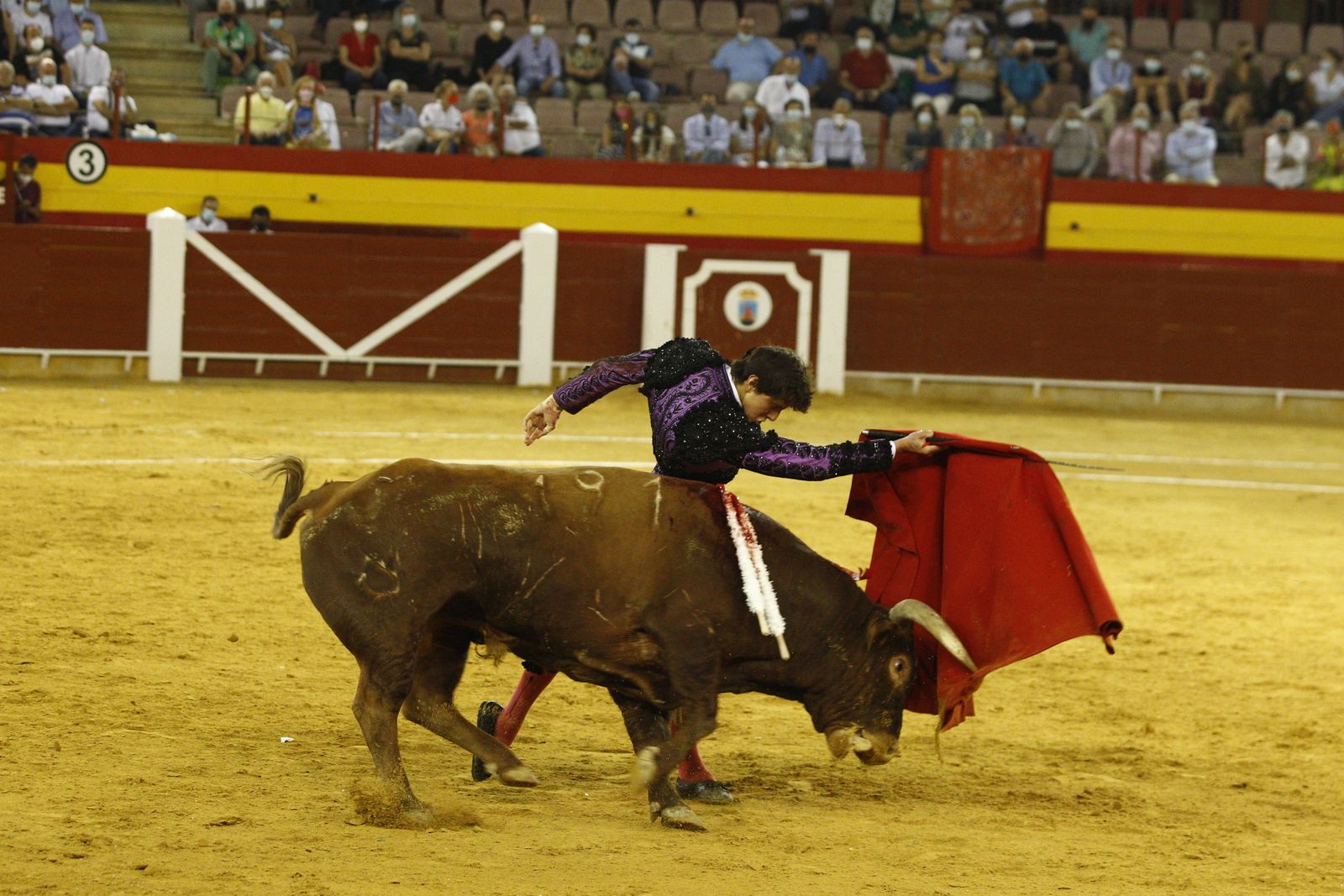 Fotogalería corrida de toros. Cayetano Rivera, Paco Ureña y Roca Rey. Roquetas de Mar.