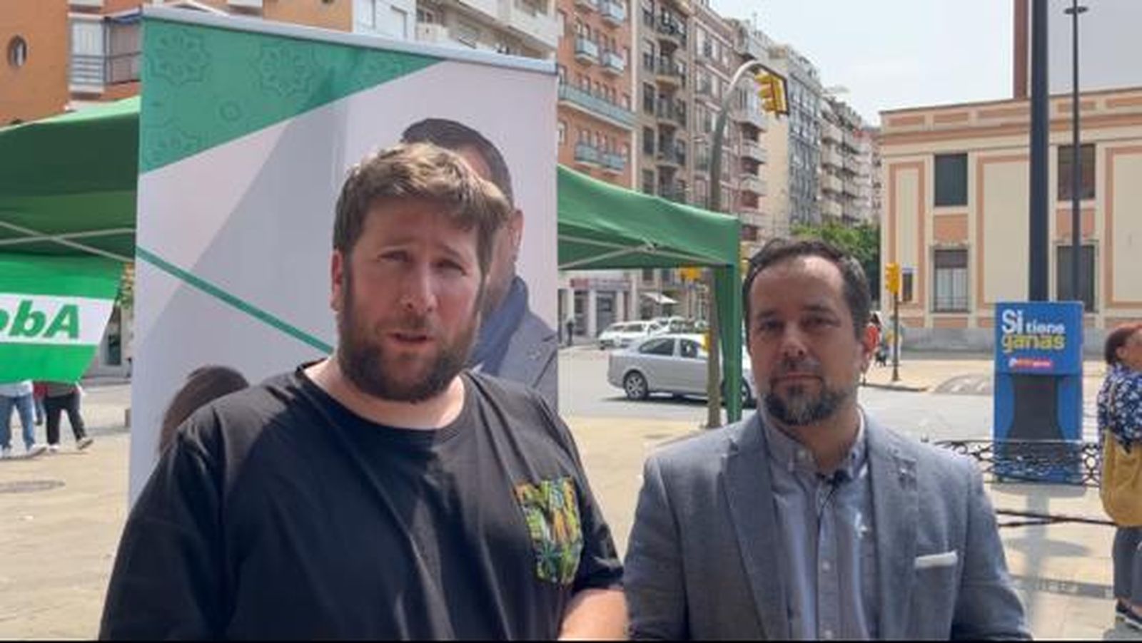 Miguel Urbán y Jesús Amador.