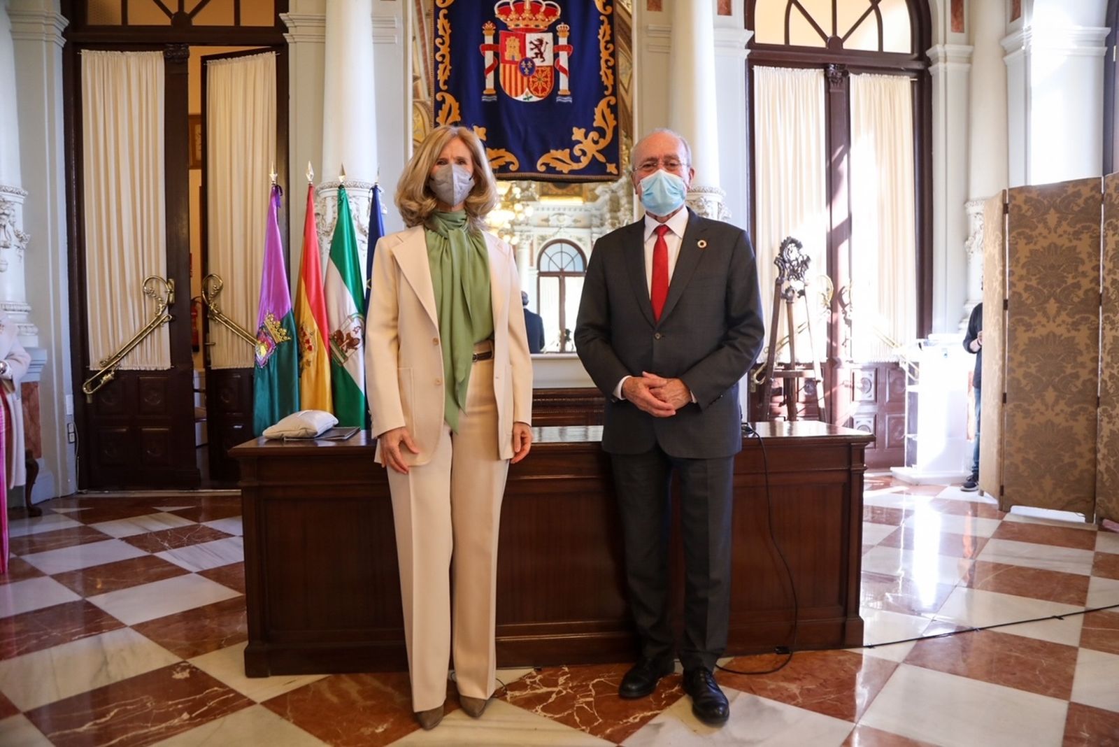 Cristina Garmendia y Francisco de la Torre