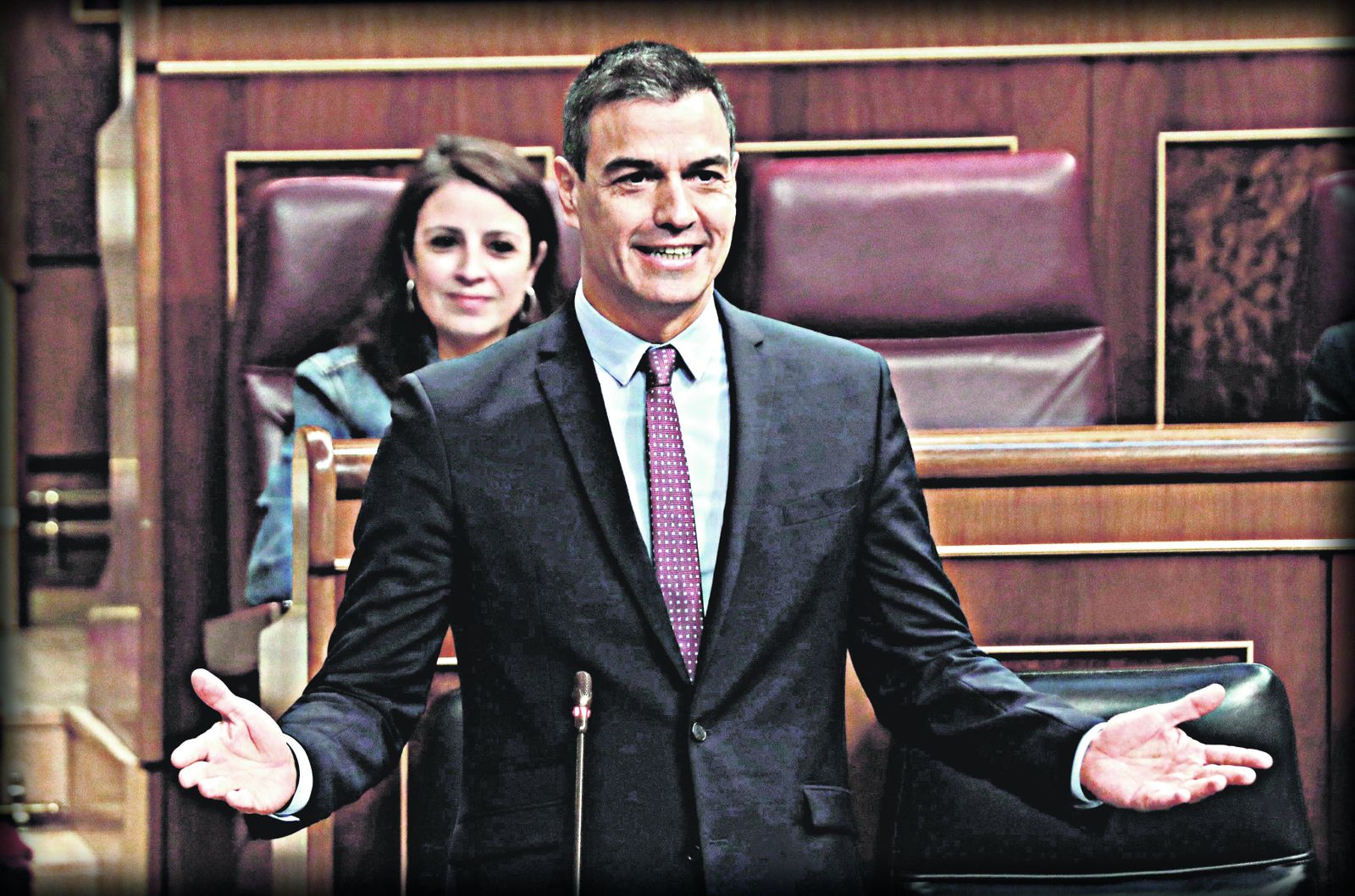 El presidente del Gobierno, Pedro Sánchez, en el Congreso.