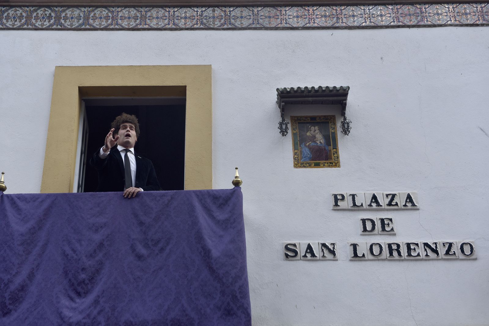 Las imágenes de la Hermandad de la Soledad de San Lorenzo