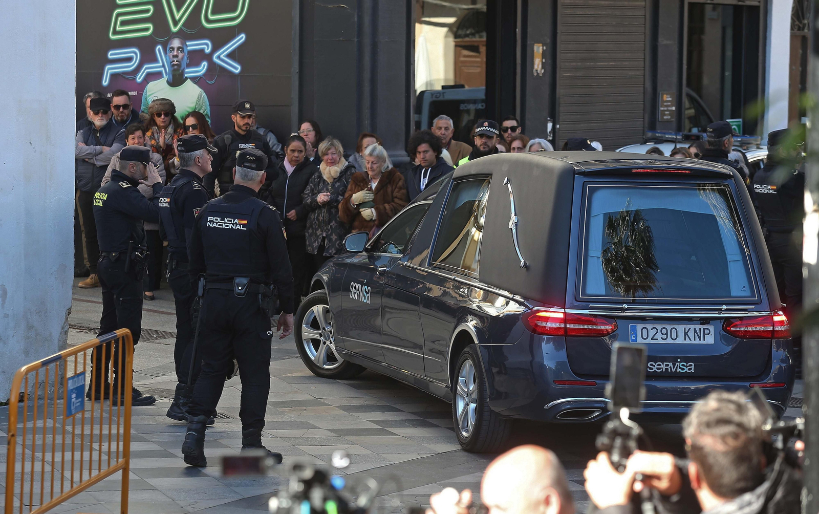 Fotos del funeral de Diego Valencia en Algeciras